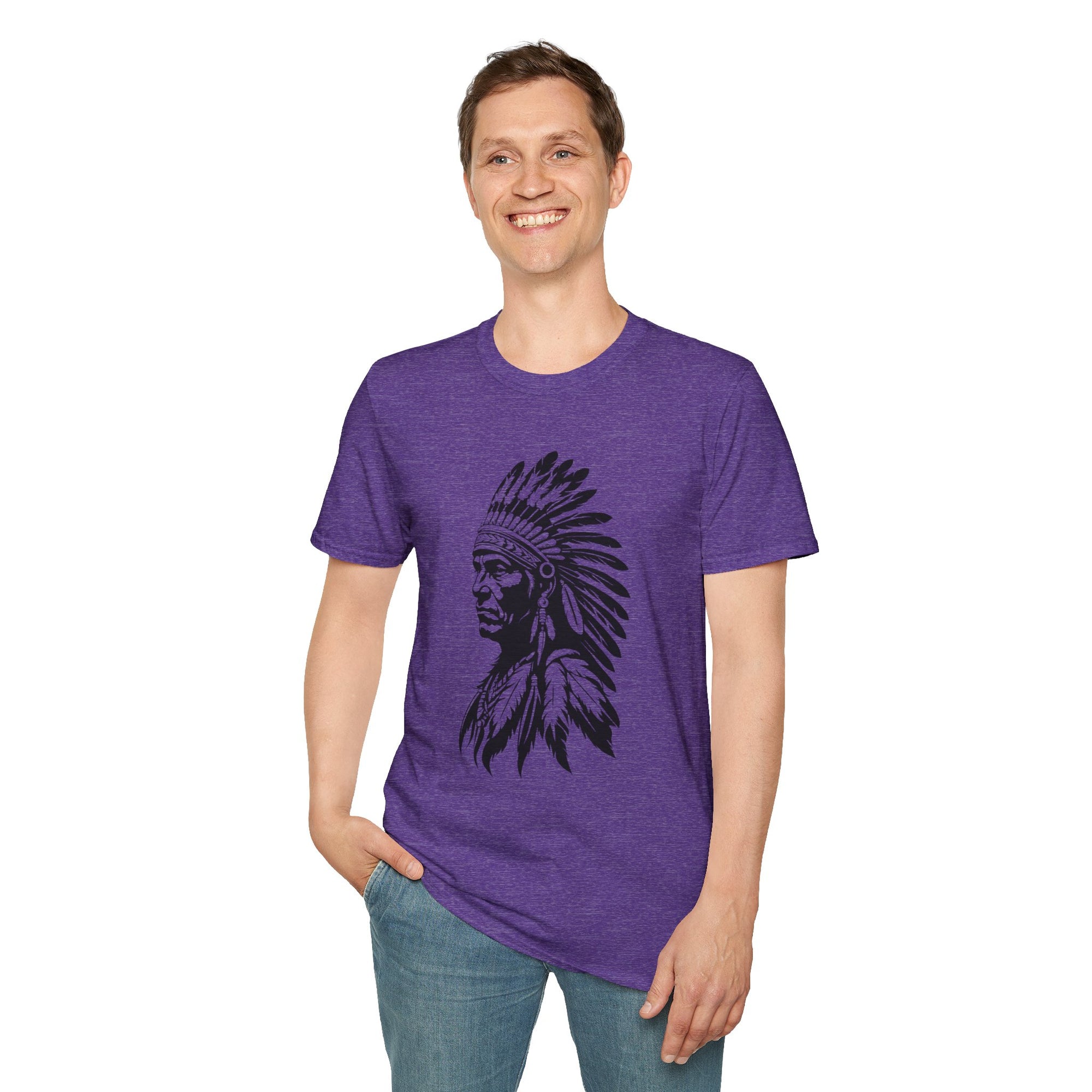 Cultural Heritage Graphic Tee - Unisex Softstyle T-Shirt, Ethnic Tee, Festival Shirt, Casual Wear, Gift for Him/Her