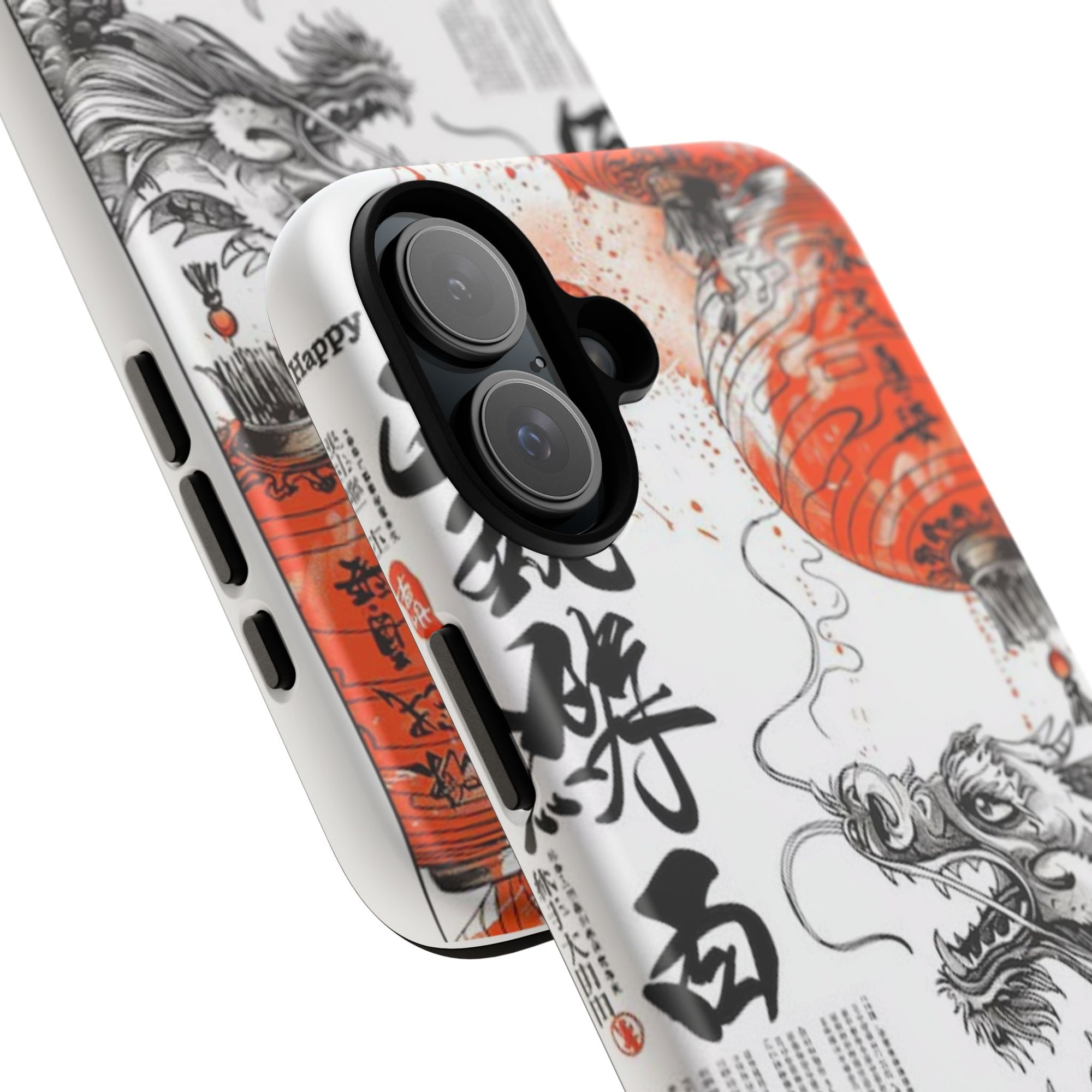 Dragon Design Phone Case, Tough Cases with Chinese Art for Unique Style, Gift for Art Lovers, Phone Protection, Trendy Accessories
