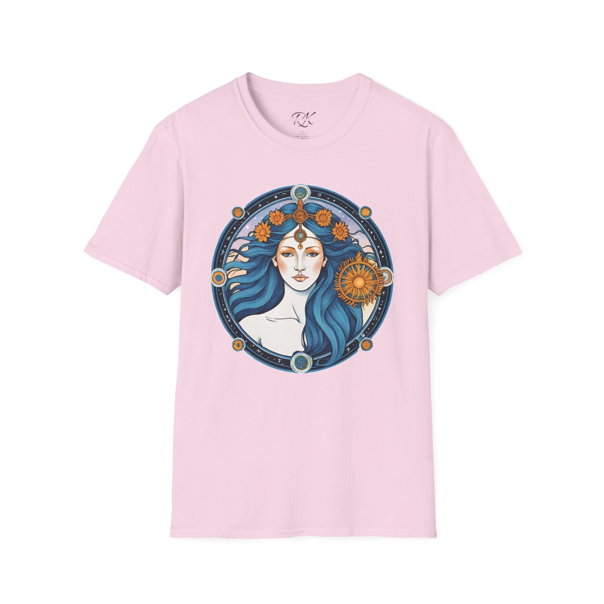 Celestial Goddess Unisex T-Shirt, Bohemian Tee, Astrology Shirt, Gift for Her, Spiritual Fashion, Horoscope Apparel