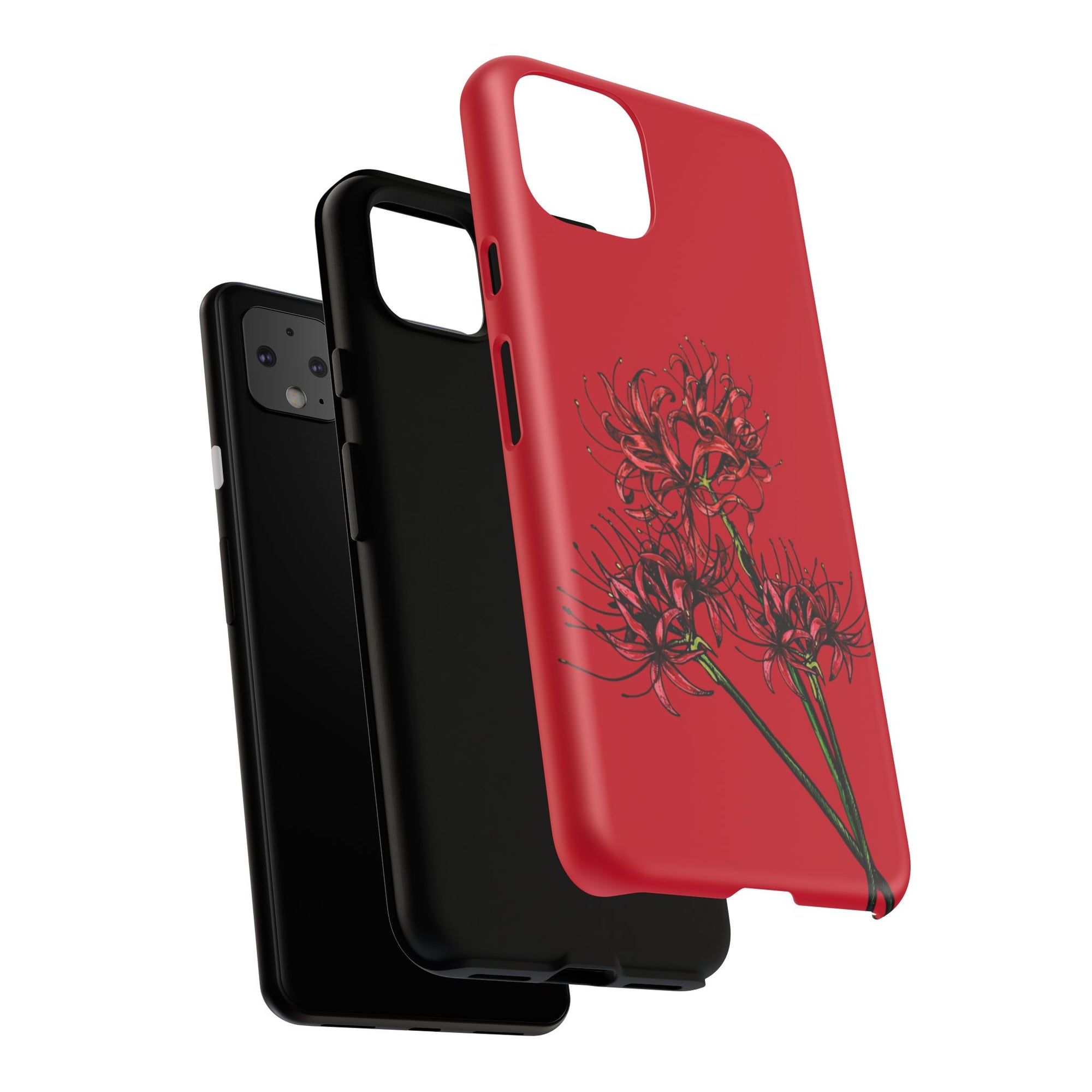 Floral Phone Case, Cute Durable Case for Plants Lovers, Stylish Tech Accessories, Gift for Her, Autumn Decor