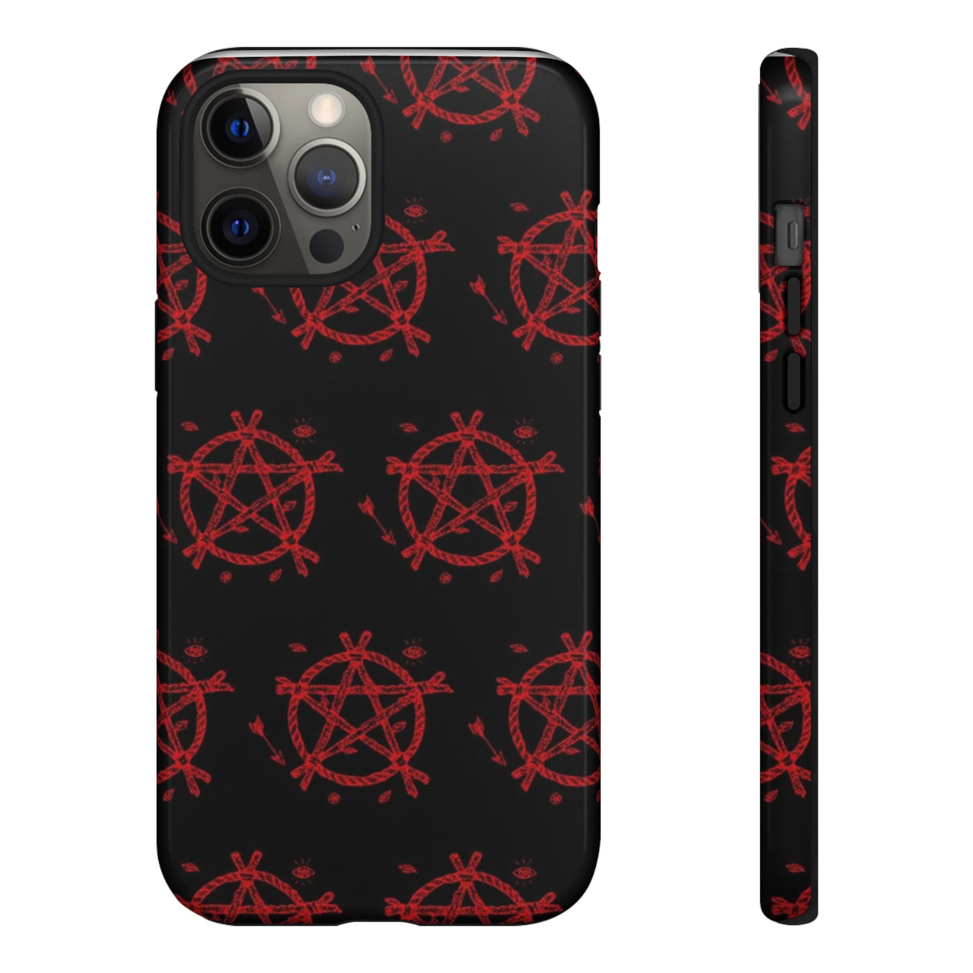Anarchist iPhone Case, Tough Phone Cover, Punk Style Accessory, Unique Gift for Rebels, Goth Aesthetic Phone Case