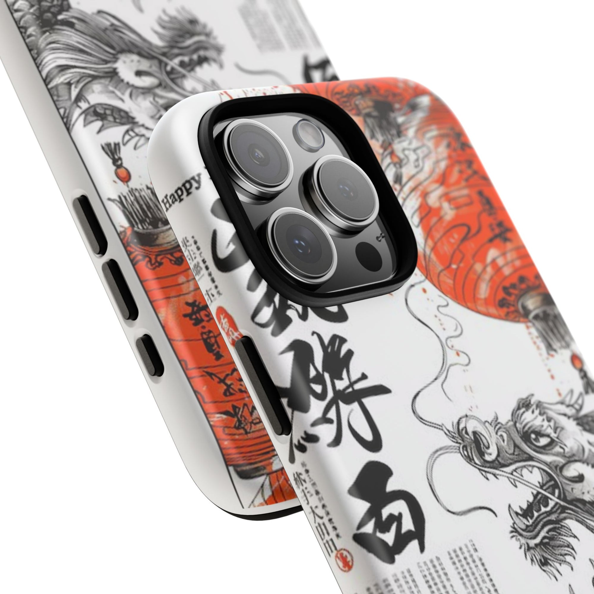 Dragon Design Phone Case, Tough Cases with Chinese Art for Unique Style, Gift for Art Lovers, Phone Protection, Trendy Accessories