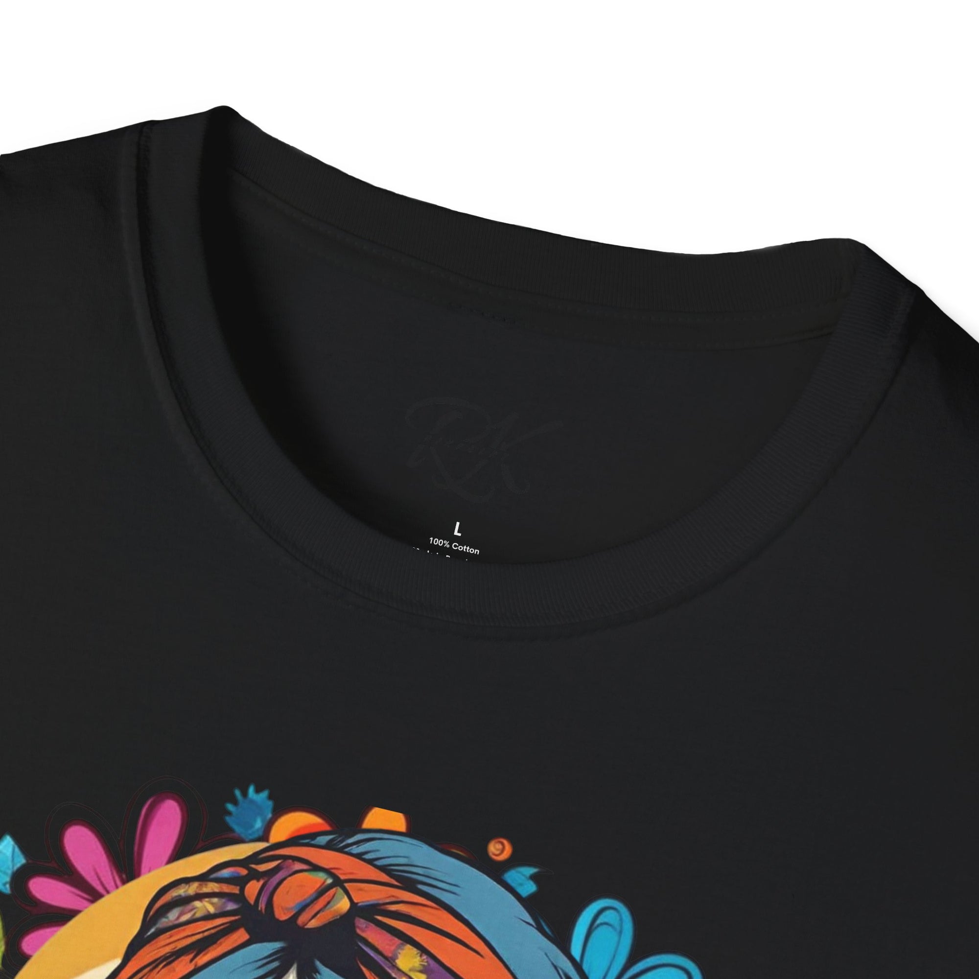 Bohemian Floral T-Shirt, Hippie Shirt, Peace Sign Tee, Gift for Festival Lovers, Artistic Apparel, Unisex Graphic Tee