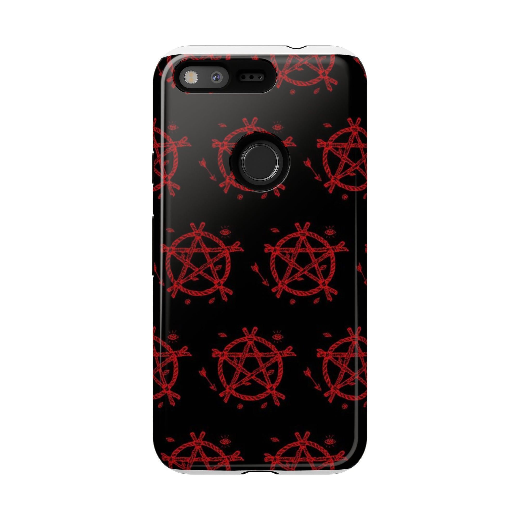 Anarchist iPhone Case, Tough Phone Cover, Punk Style Accessory, Unique Gift for Rebels, Goth Aesthetic Phone Case