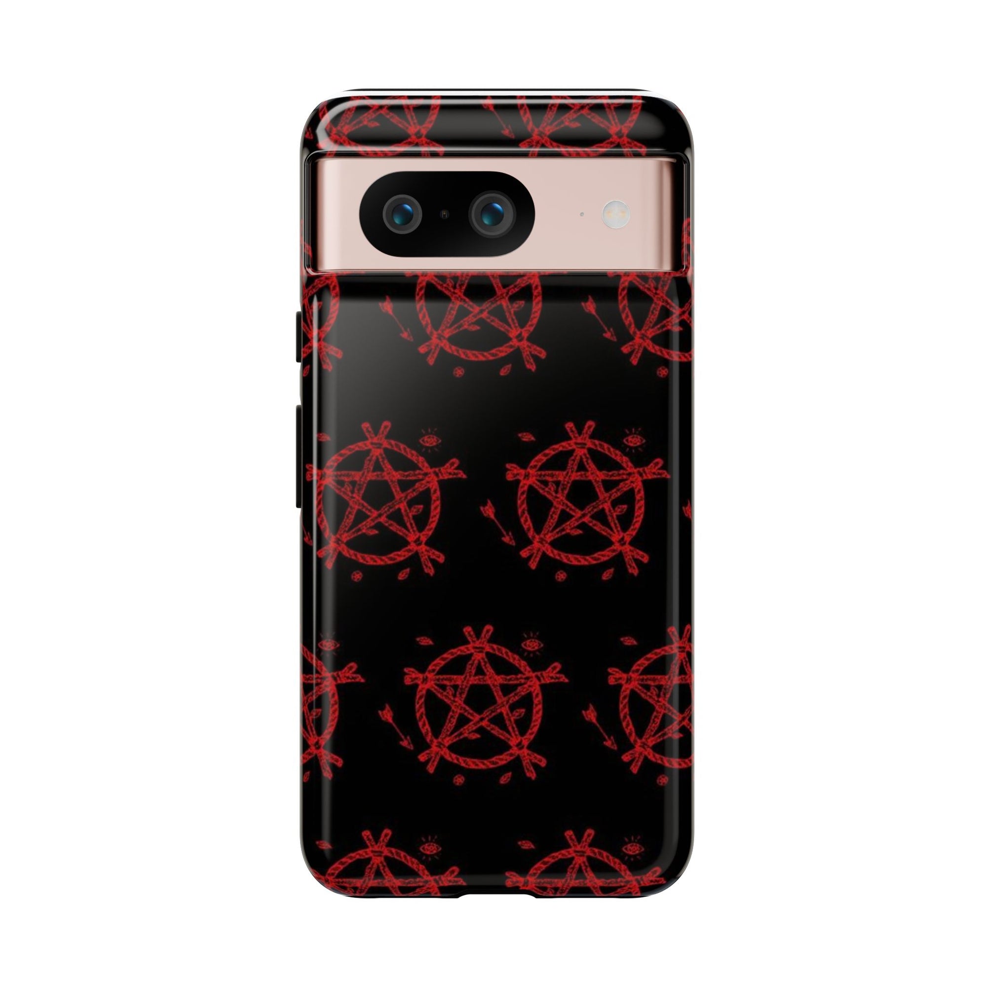 Anarchist iPhone Case, Tough Phone Cover, Punk Style Accessory, Unique Gift for Rebels, Goth Aesthetic Phone Case