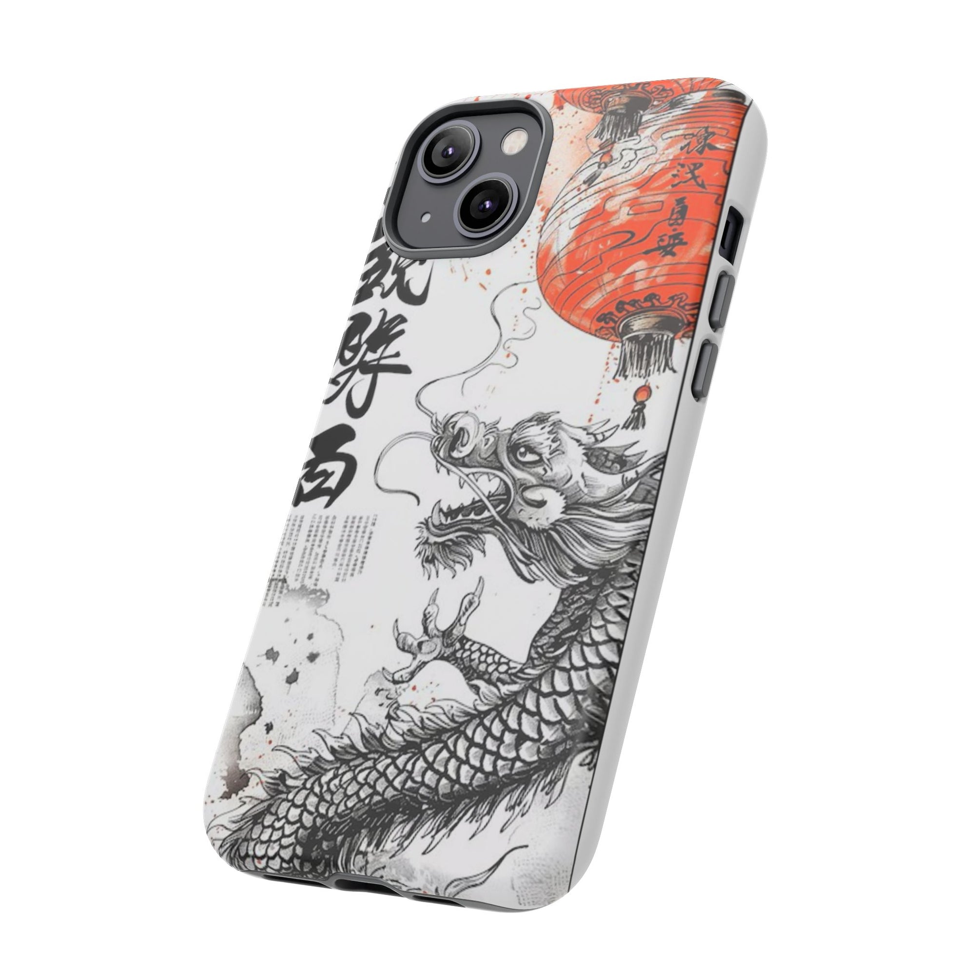 Dragon Design Phone Case, Tough Cases with Chinese Art for Unique Style, Gift for Art Lovers, Phone Protection, Trendy Accessories