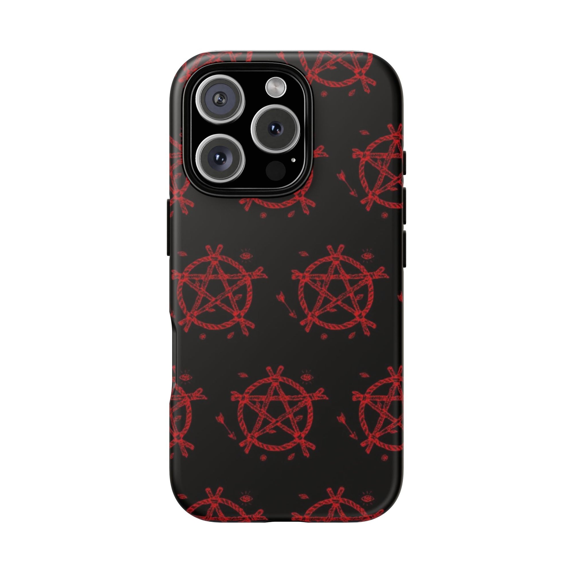 Anarchist iPhone Case, Tough Phone Cover, Punk Style Accessory, Unique Gift for Rebels, Goth Aesthetic Phone Case