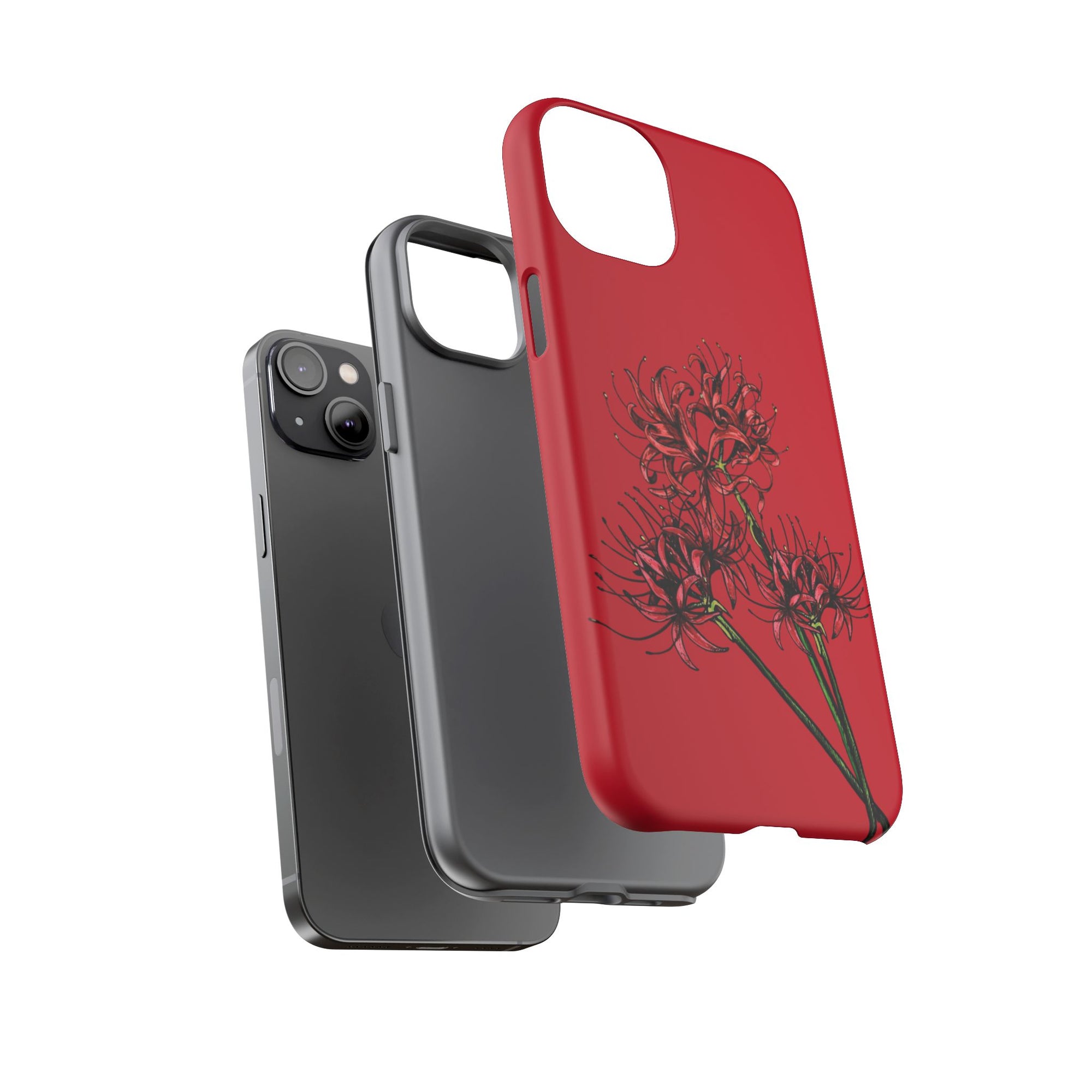 Floral Phone Case, Cute Durable Case for Plants Lovers, Stylish Tech Accessories, Gift for Her, Autumn Decor