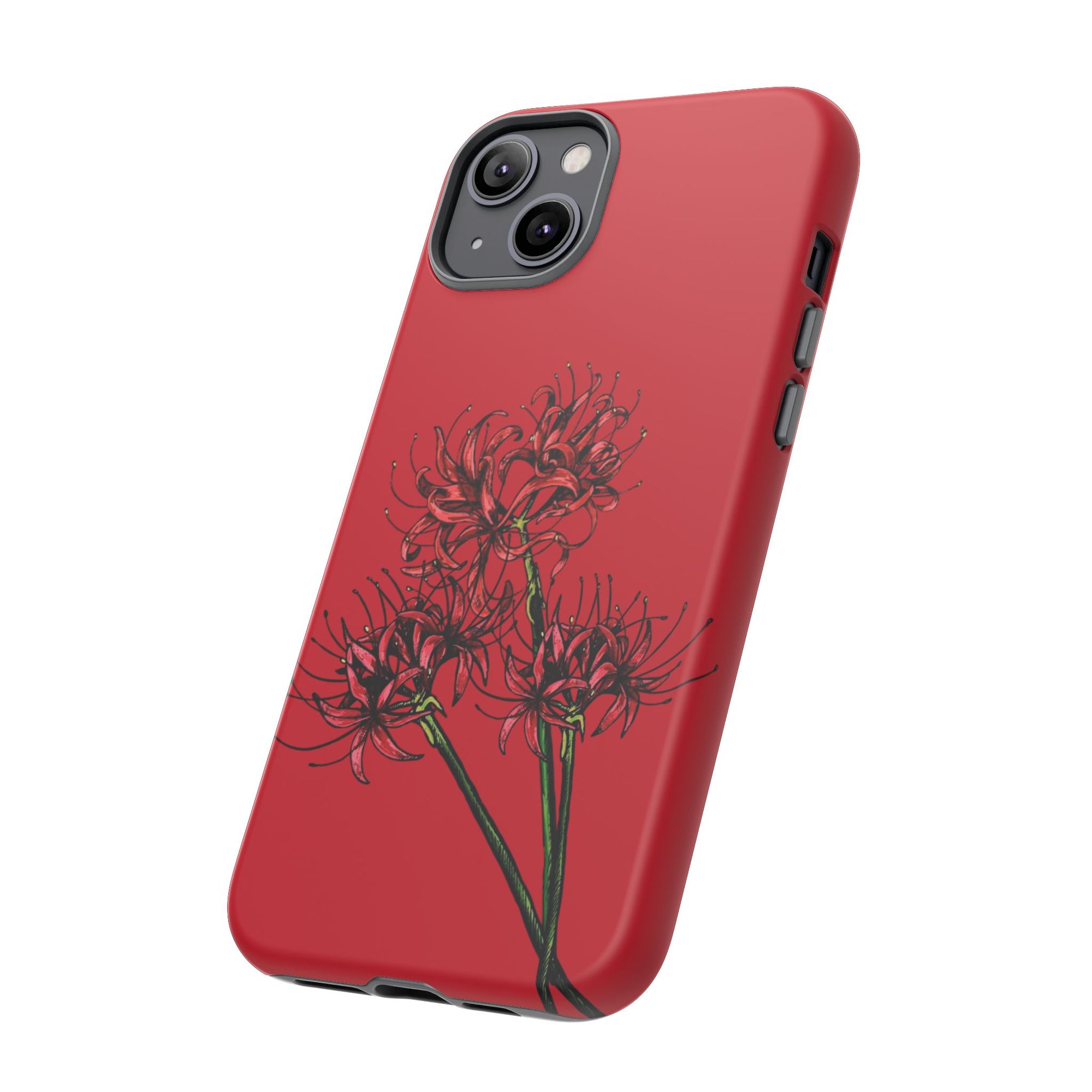 Floral Phone Case, Cute Durable Case for Plants Lovers, Stylish Tech Accessories, Gift for Her, Autumn Decor
