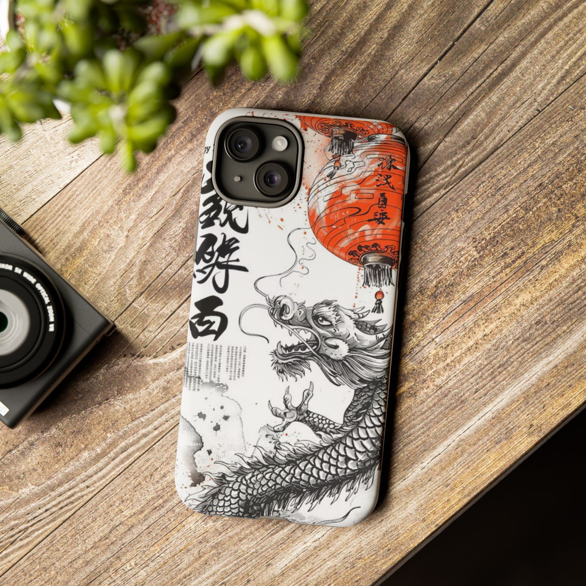 Dragon Design Phone Case, Tough Cases with Chinese Art for Unique Style, Gift for Art Lovers, Phone Protection, Trendy Accessories