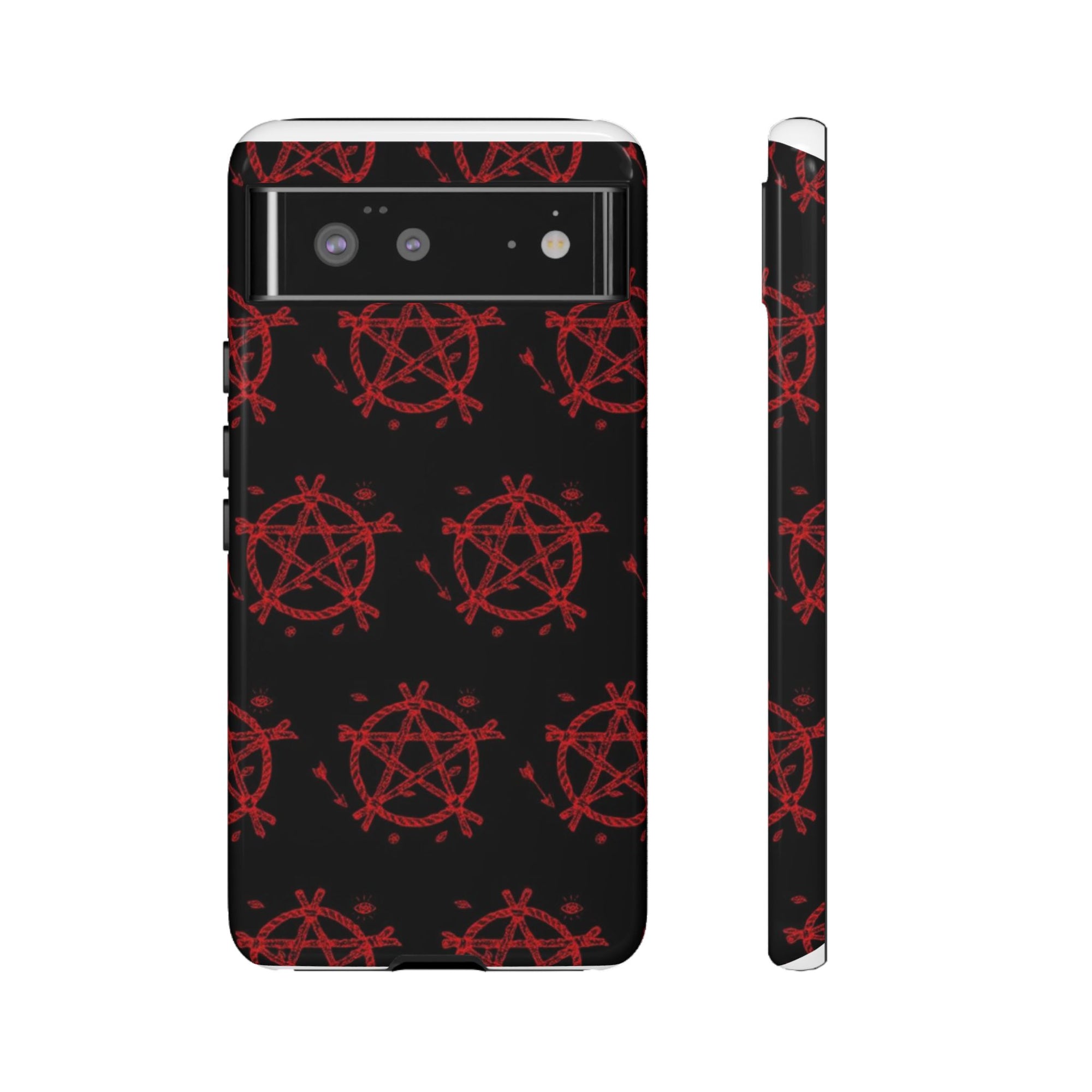 Anarchist iPhone Case, Tough Phone Cover, Punk Style Accessory, Unique Gift for Rebels, Goth Aesthetic Phone Case