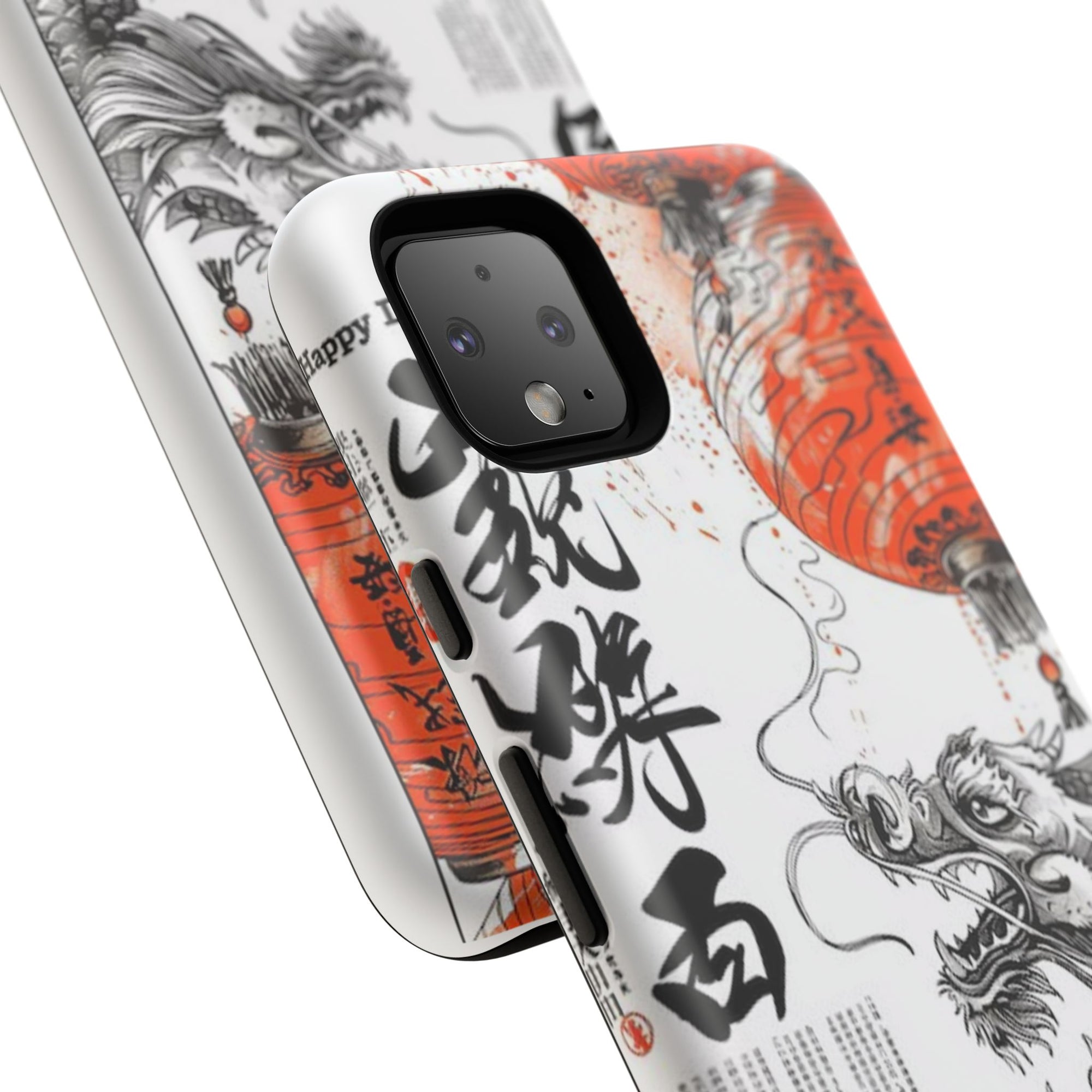 Dragon Design Phone Case, Tough Cases with Chinese Art for Unique Style, Gift for Art Lovers, Phone Protection, Trendy Accessories