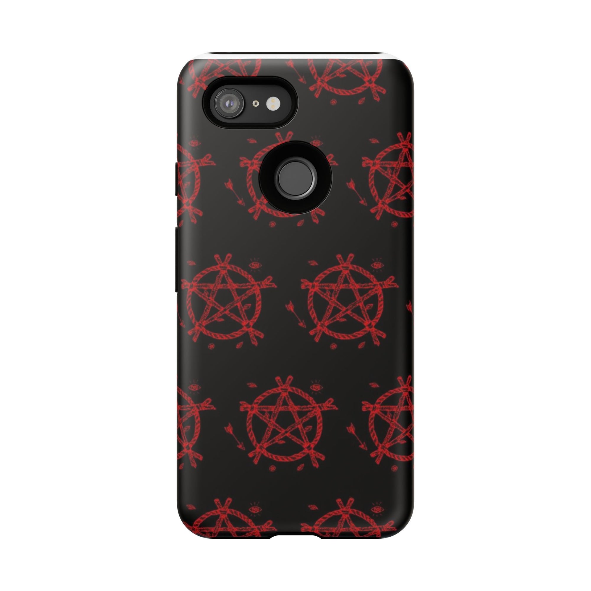 Anarchist iPhone Case, Tough Phone Cover, Punk Style Accessory, Unique Gift for Rebels, Goth Aesthetic Phone Case