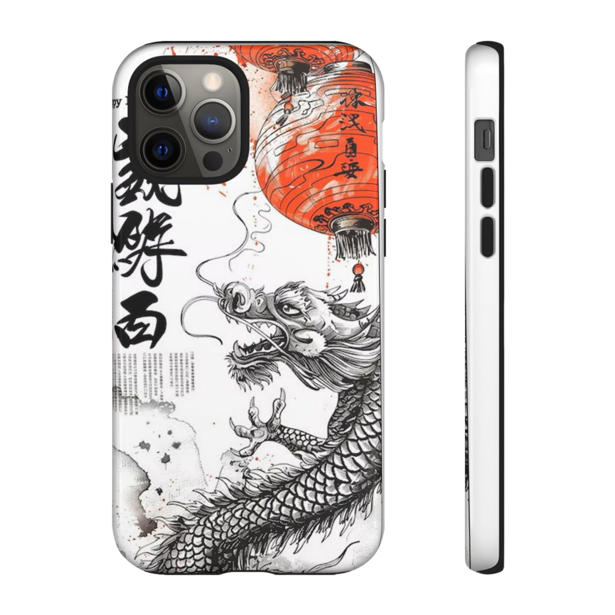Dragon Design Phone Case, Tough Cases with Chinese Art for Unique Style, Gift for Art Lovers, Phone Protection, Trendy Accessories