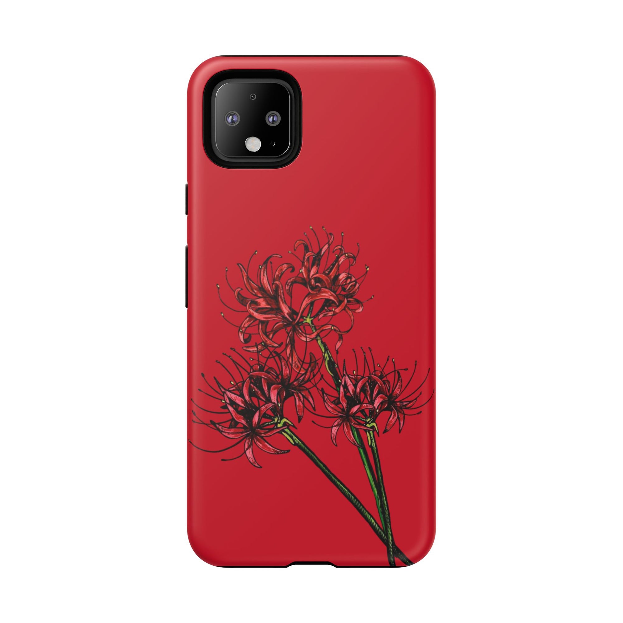 Floral Phone Case, Cute Durable Case for Plants Lovers, Stylish Tech Accessories, Gift for Her, Autumn Decor