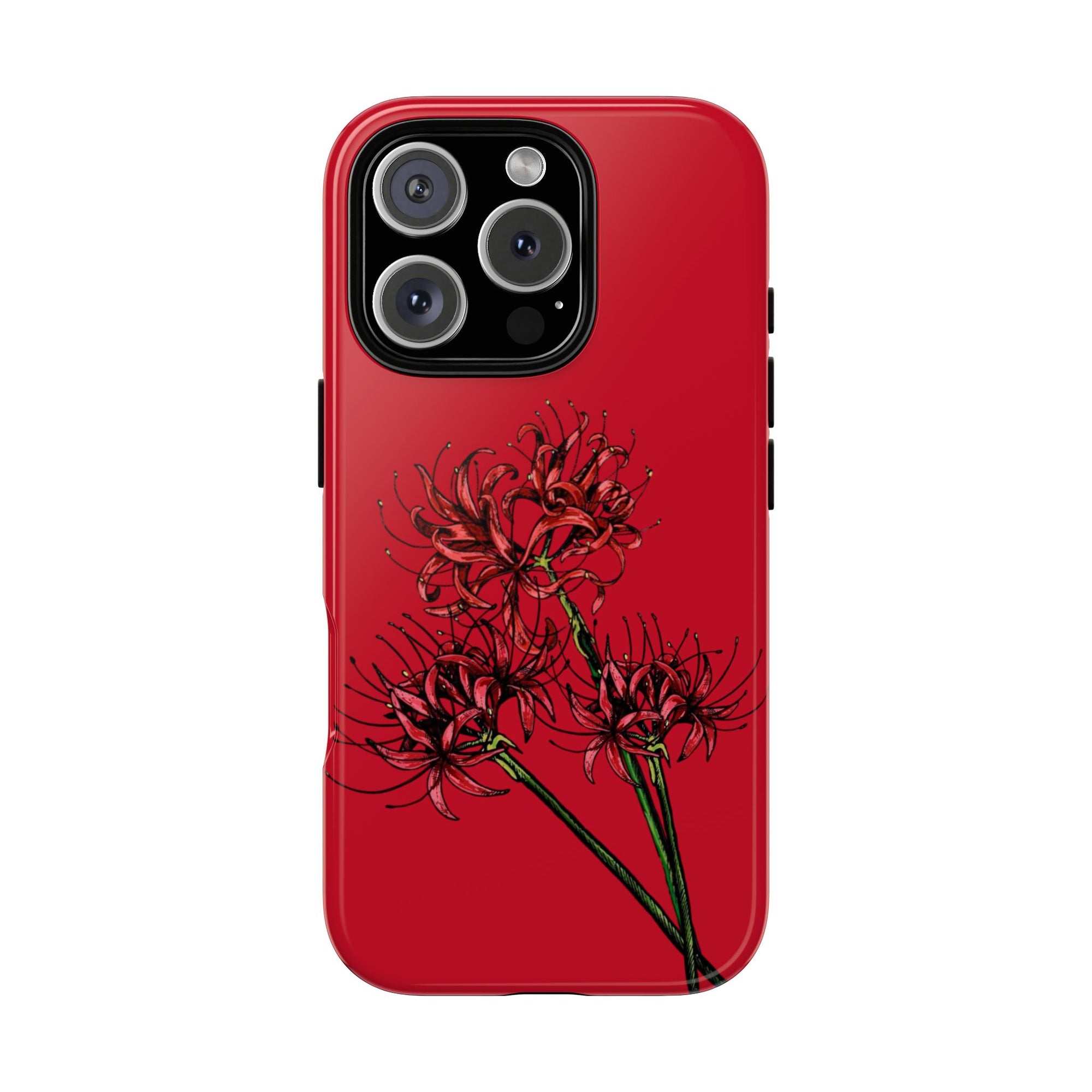 Floral Phone Case, Cute Durable Case for Plants Lovers, Stylish Tech Accessories, Gift for Her, Autumn Decor