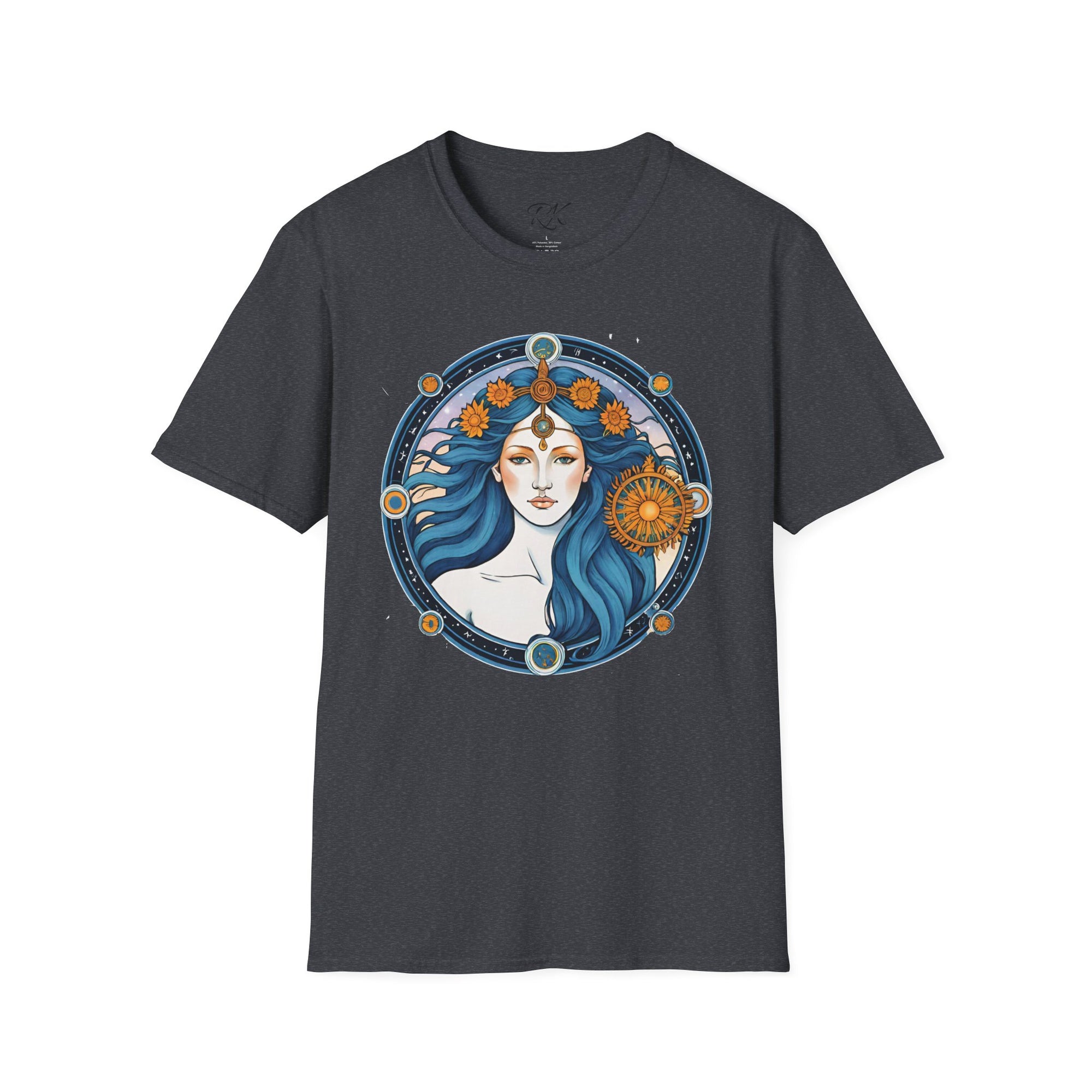 Celestial Goddess Unisex T-Shirt, Bohemian Tee, Astrology Shirt, Gift for Her, Spiritual Fashion, Horoscope Apparel