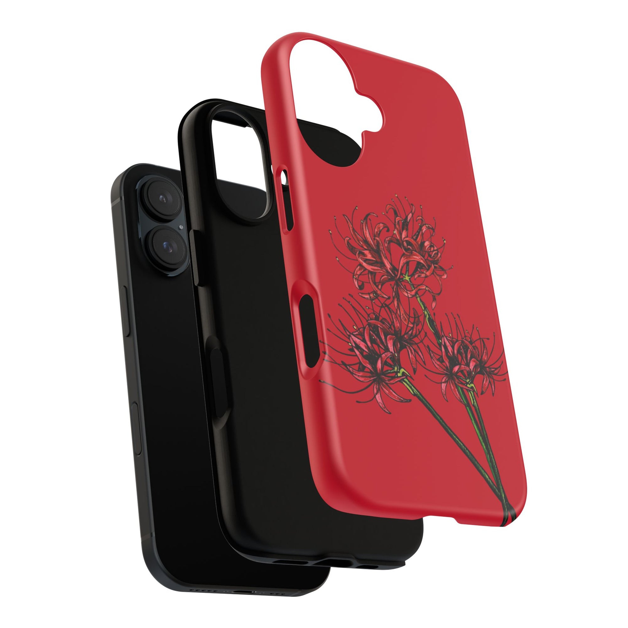 Floral Phone Case, Cute Durable Case for Plants Lovers, Stylish Tech Accessories, Gift for Her, Autumn Decor