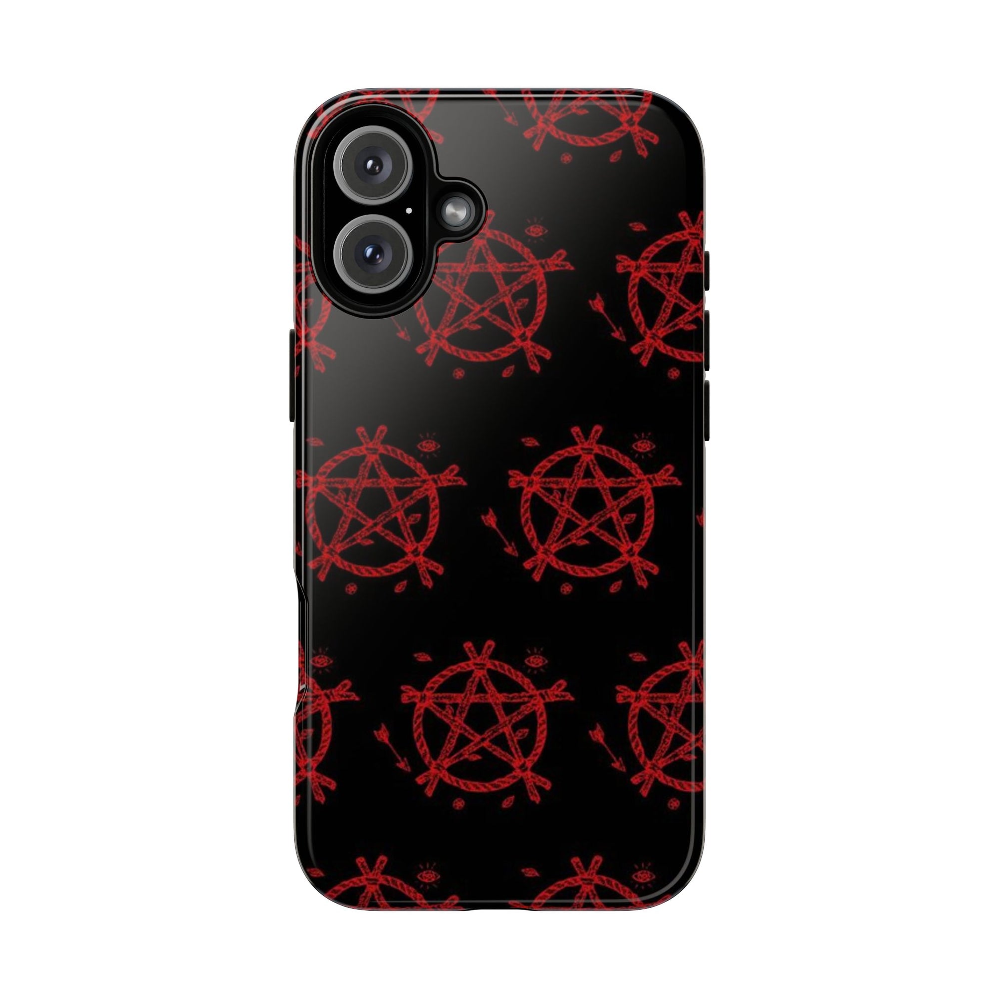 Anarchist iPhone Case, Tough Phone Cover, Punk Style Accessory, Unique Gift for Rebels, Goth Aesthetic Phone Case