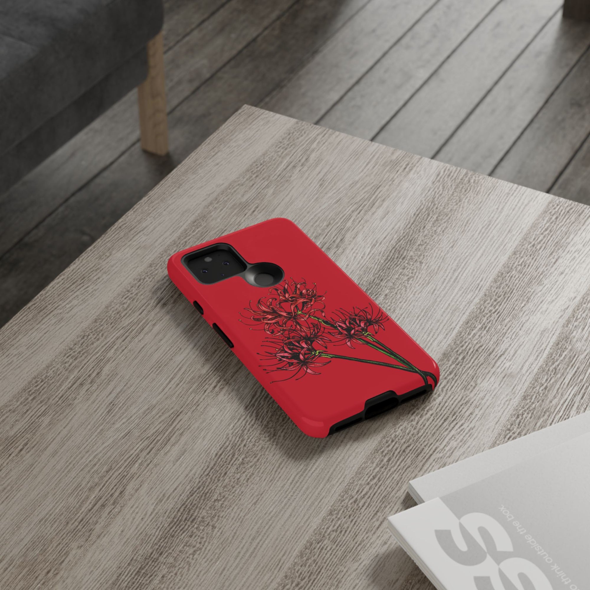 Floral Phone Case, Cute Durable Case for Plants Lovers, Stylish Tech Accessories, Gift for Her, Autumn Decor