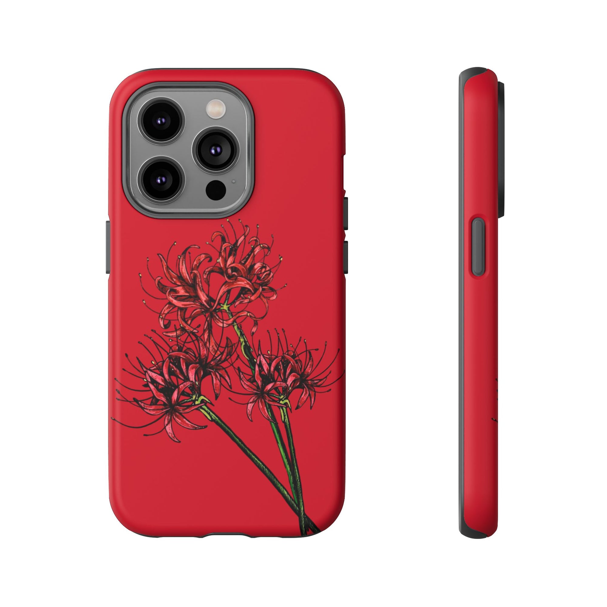Floral Phone Case, Cute Durable Case for Plants Lovers, Stylish Tech Accessories, Gift for Her, Autumn Decor