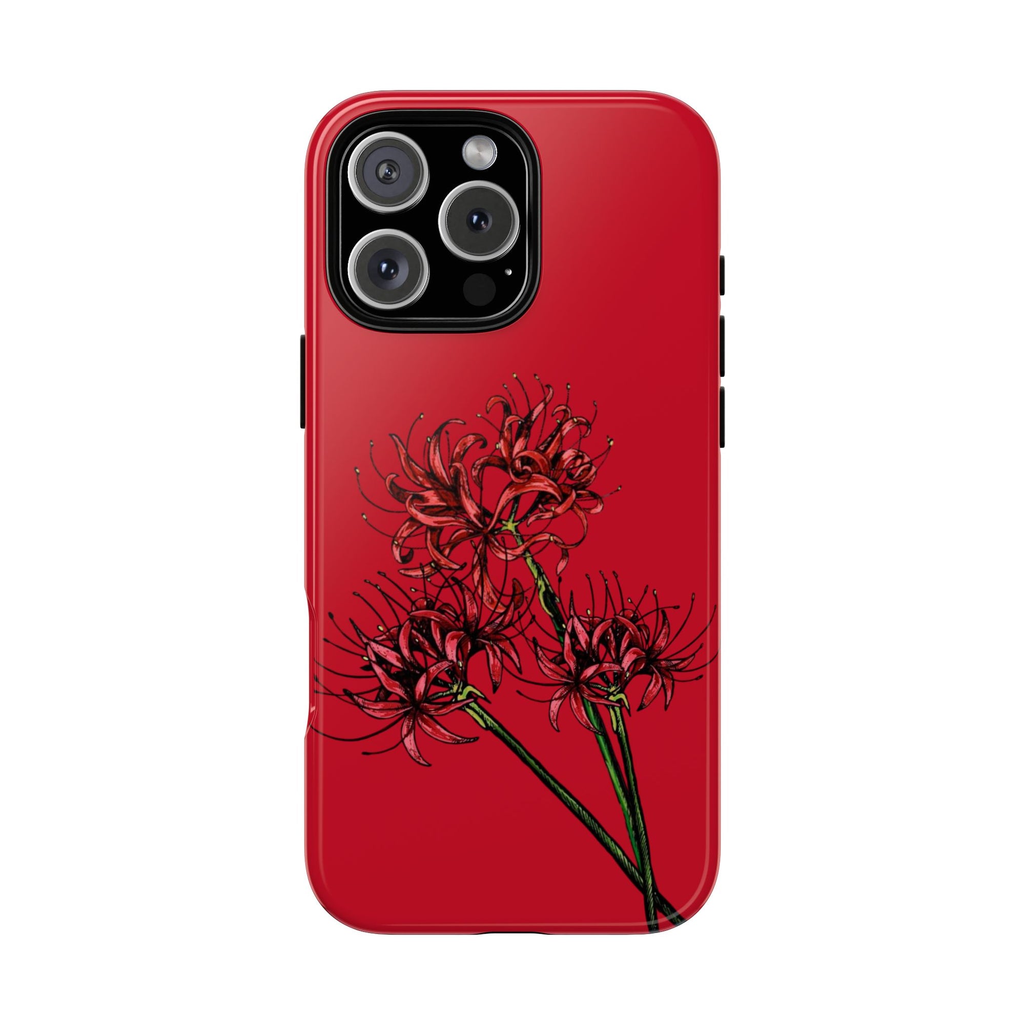 Floral Phone Case, Cute Durable Case for Plants Lovers, Stylish Tech Accessories, Gift for Her, Autumn Decor