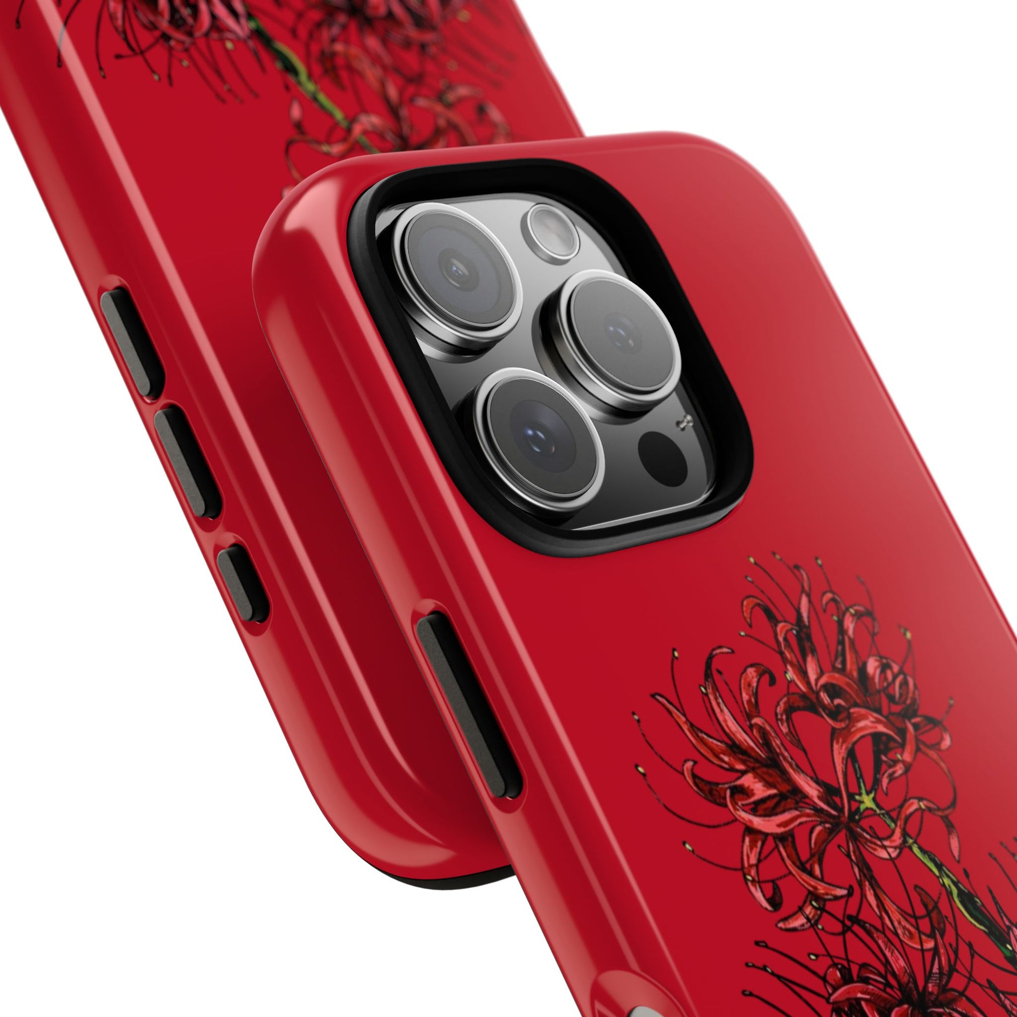 Floral Phone Case, Cute Durable Case for Plants Lovers, Stylish Tech Accessories, Gift for Her, Autumn Decor