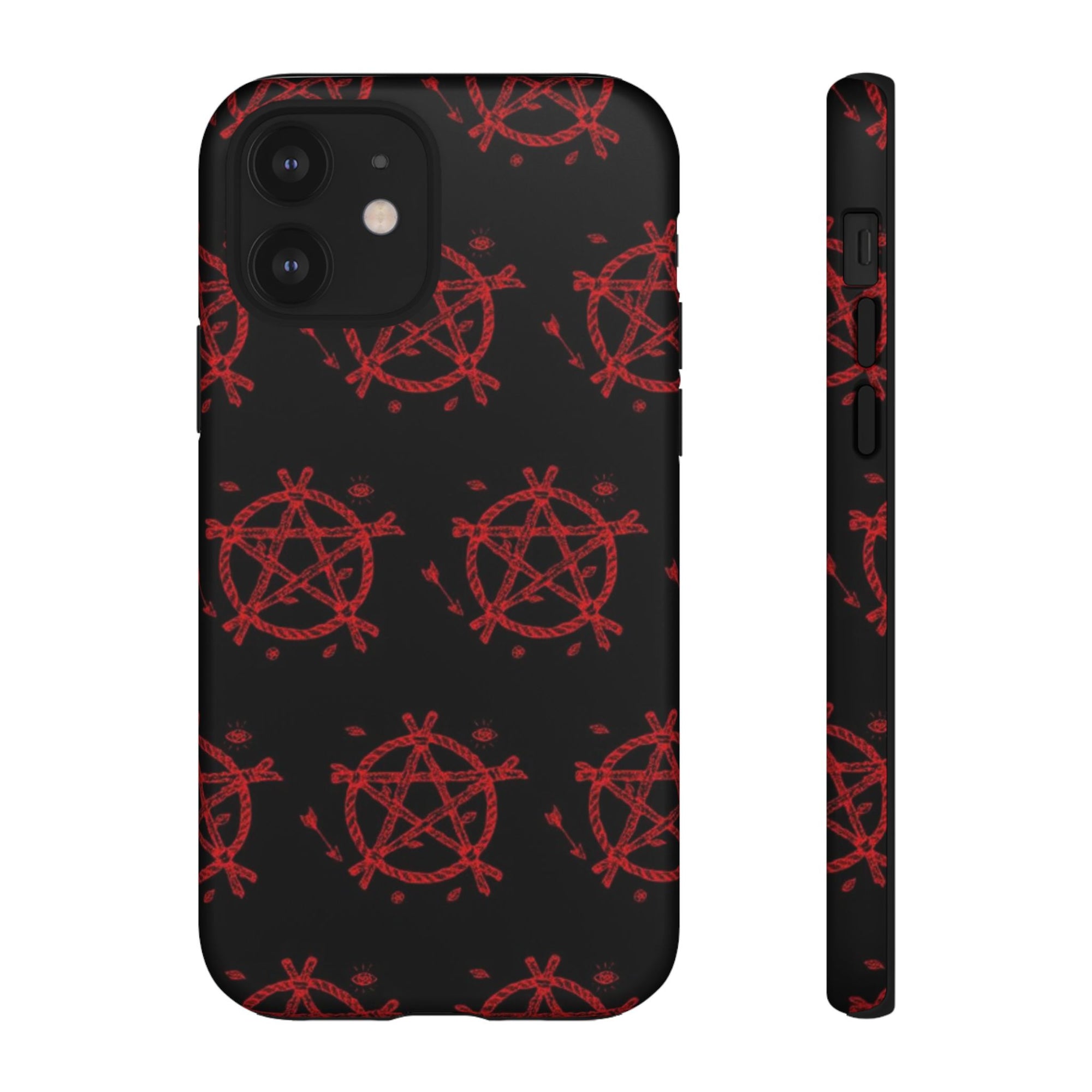 Anarchist iPhone Case, Tough Phone Cover, Punk Style Accessory, Unique Gift for Rebels, Goth Aesthetic Phone Case