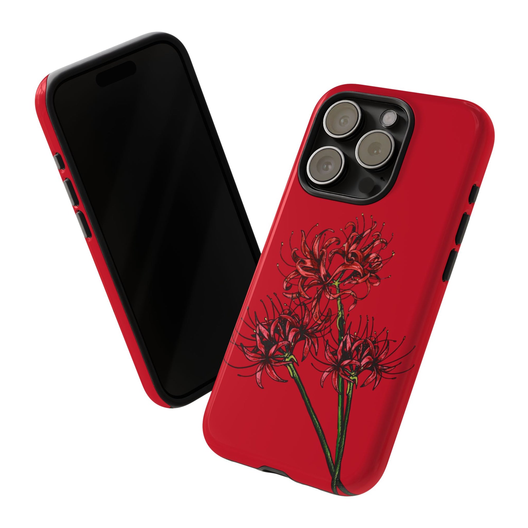 Floral Phone Case, Cute Durable Case for Plants Lovers, Stylish Tech Accessories, Gift for Her, Autumn Decor