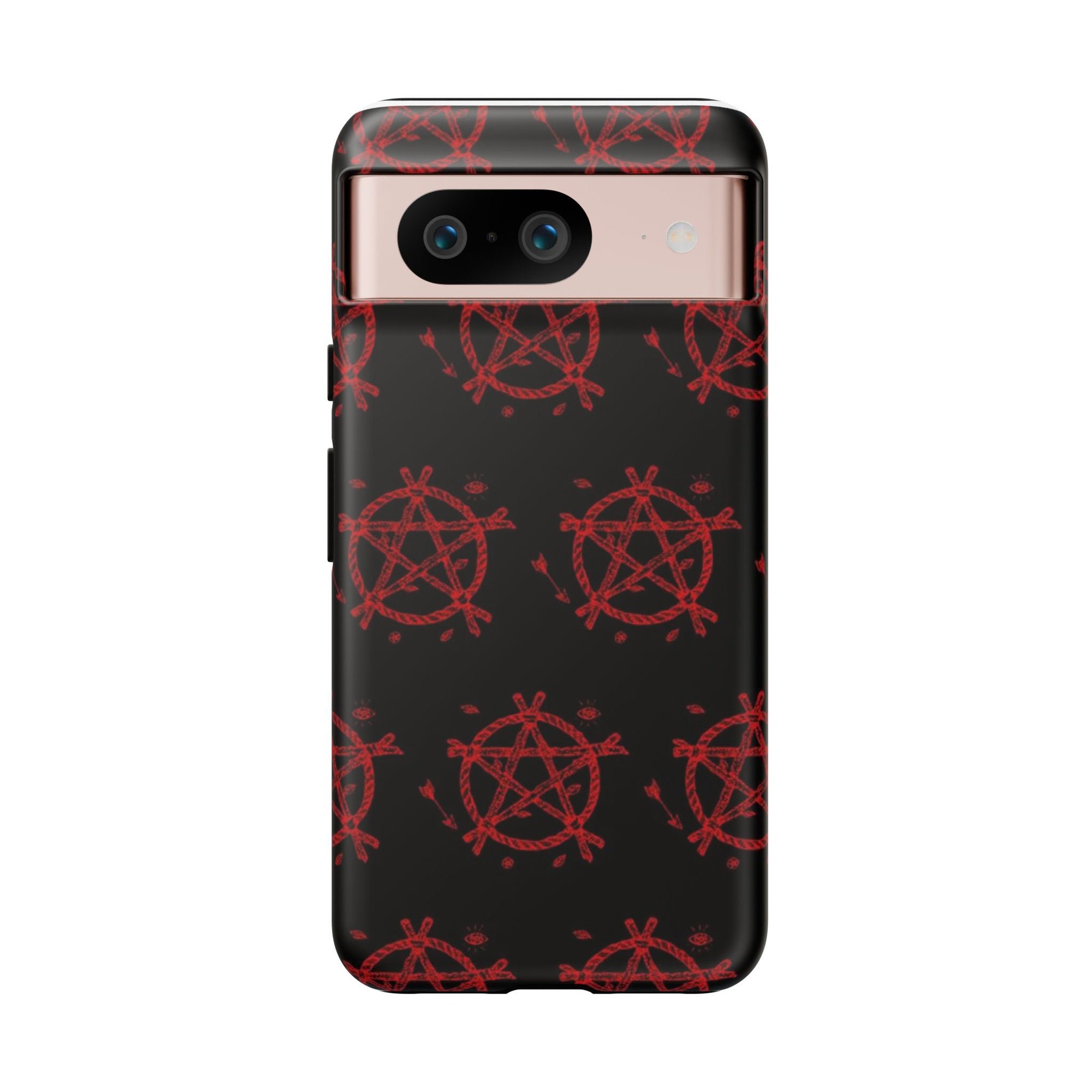 Anarchist iPhone Case, Tough Phone Cover, Punk Style Accessory, Unique Gift for Rebels, Goth Aesthetic Phone Case