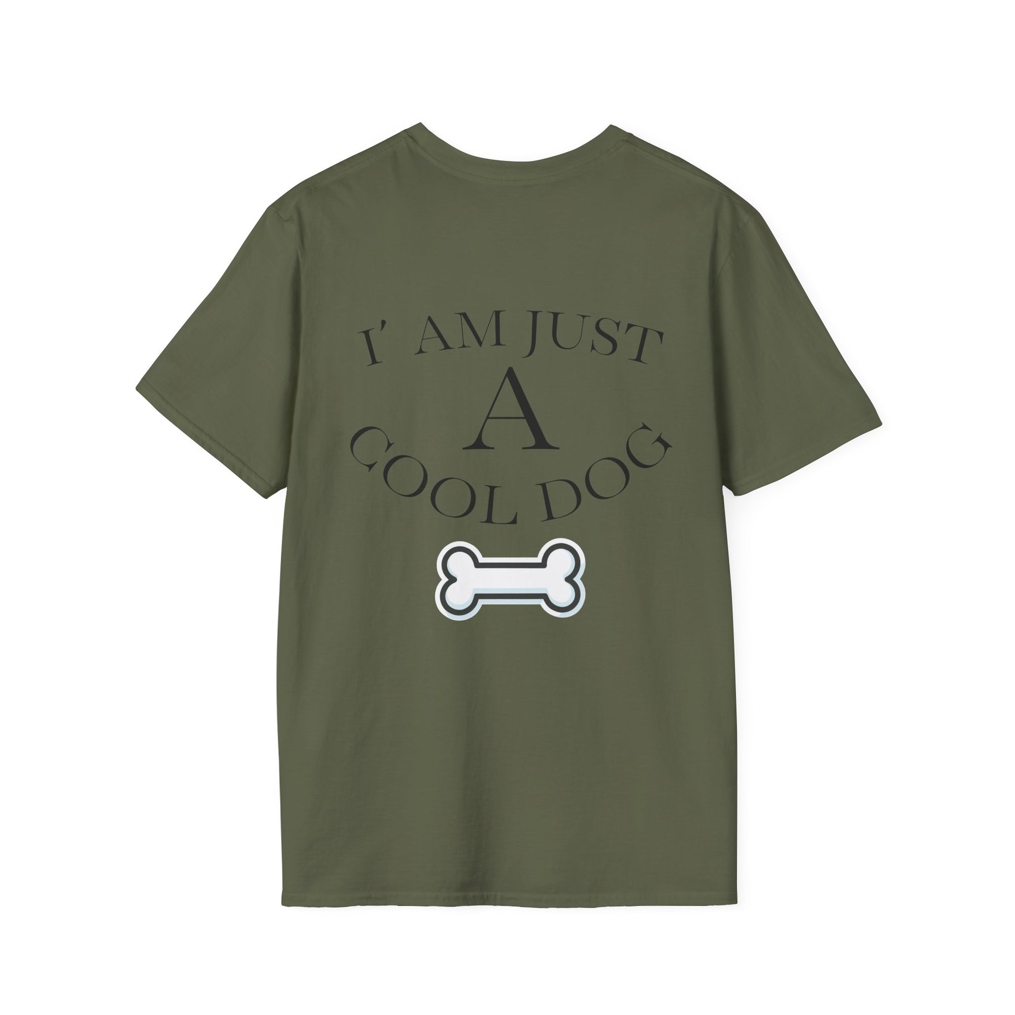 Cool Dog Graphic Tee | Unisex Softstyle T-Shirt, Funny Pet Lover Gift, Dog Dad Shirt, Casual Wear, Gift for Animal Lovers