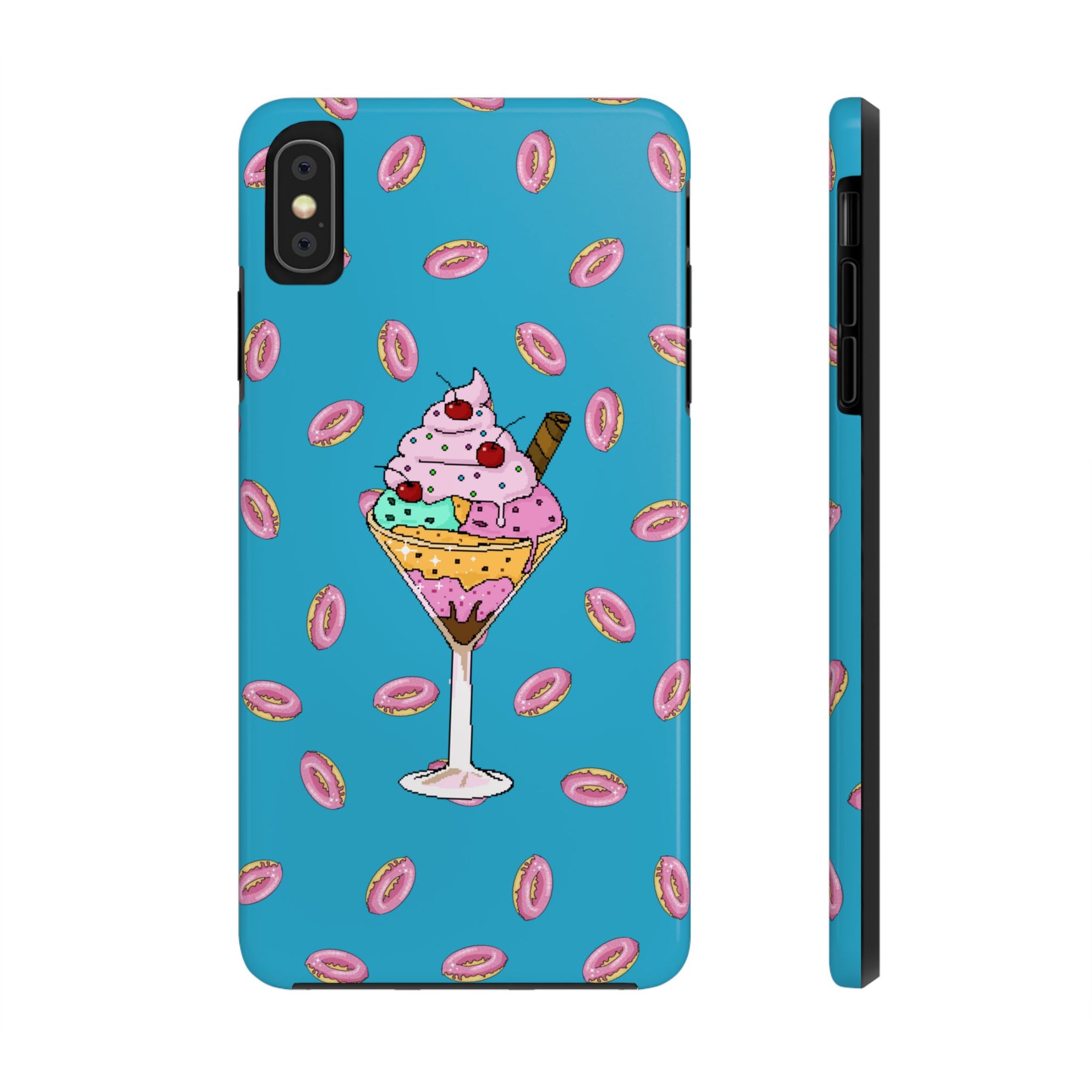 Cute Dessert Phone Cases, Fun iPhone Covers, Quirky Phone Accessories, Donut Lovers Gift, Ice Cream Phone Protector