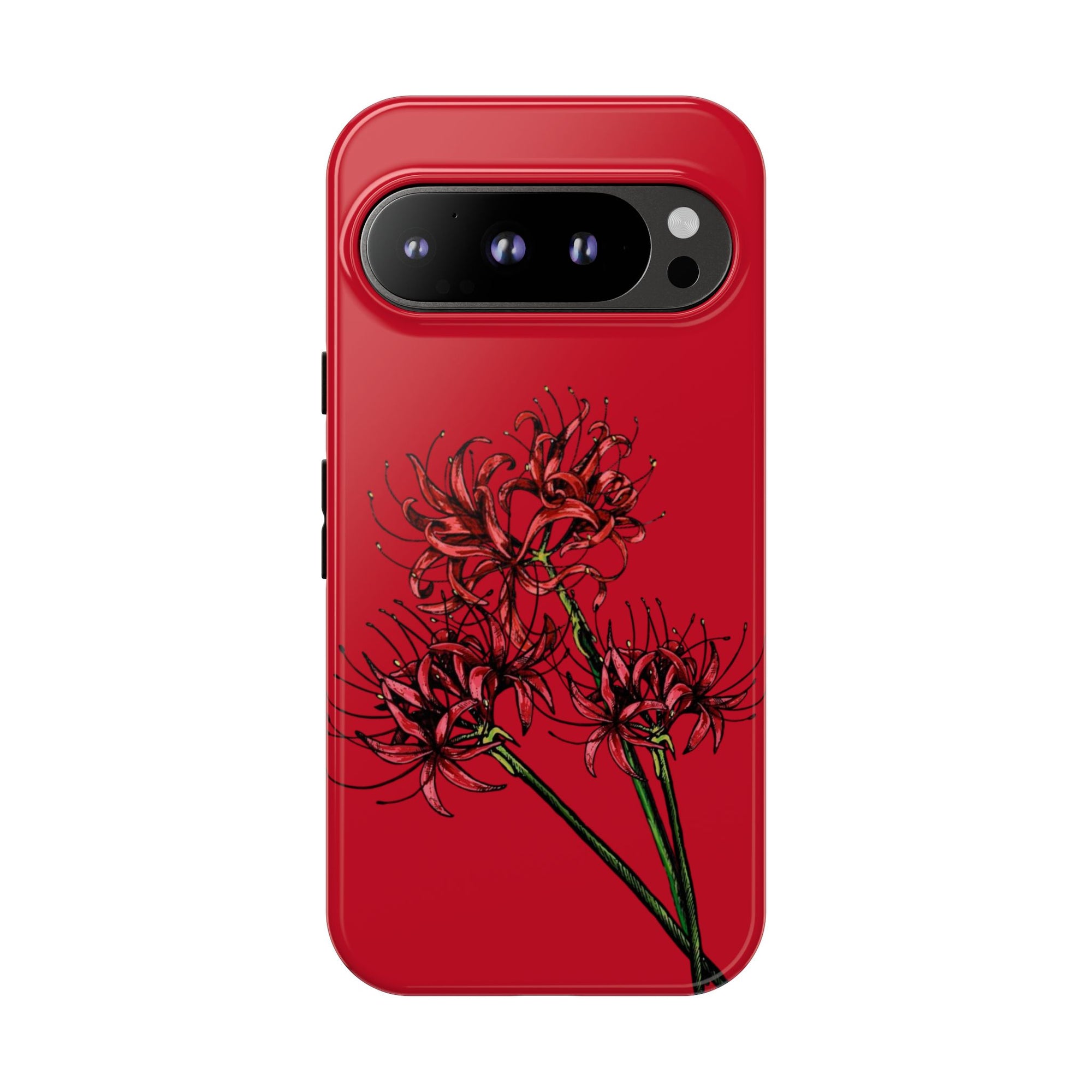 Floral Phone Case, Cute Durable Case for Plants Lovers, Stylish Tech Accessories, Gift for Her, Autumn Decor