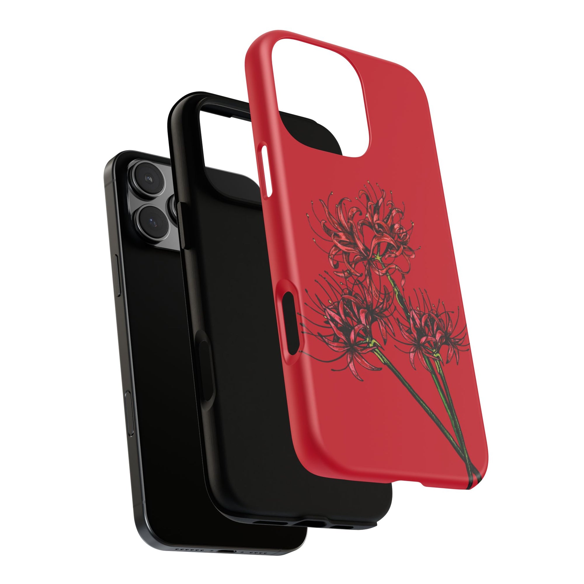 Floral Phone Case, Cute Durable Case for Plants Lovers, Stylish Tech Accessories, Gift for Her, Autumn Decor