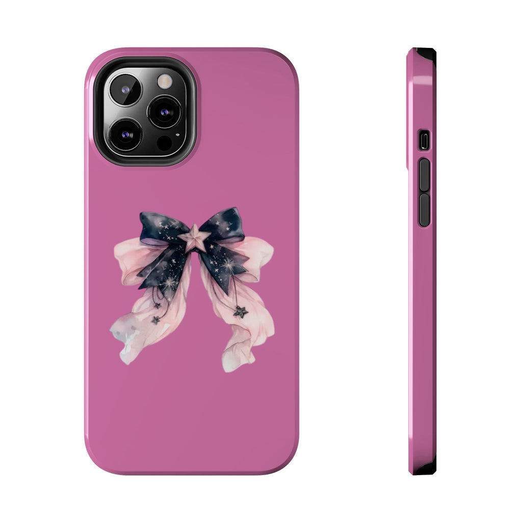 Pink Ribbon Tough Phone Cases, Galaxy Phone Covers, Chic Phone Protection, Ideal Gift for Her, Stylish Tech Accessories