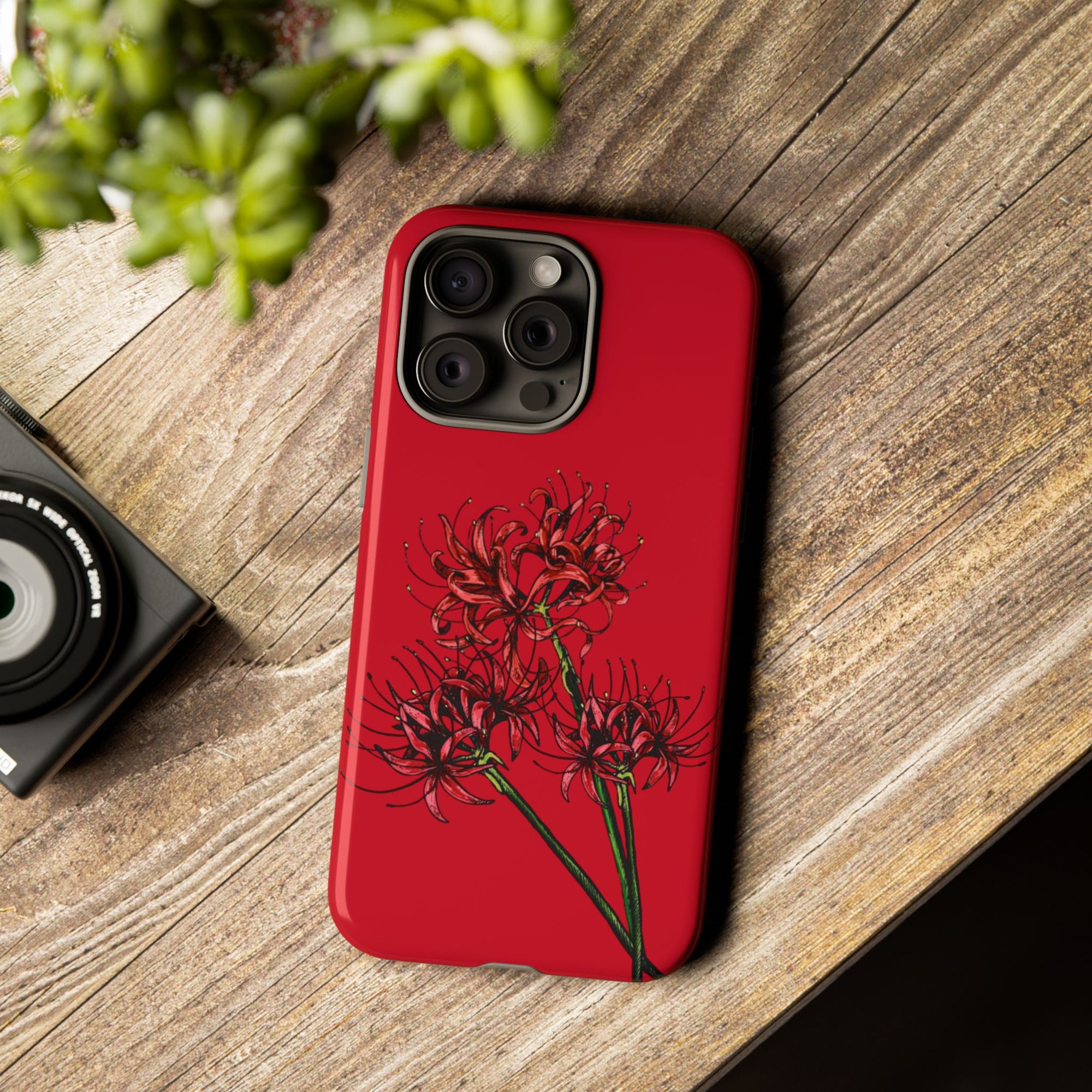Floral Phone Case, Cute Durable Case for Plants Lovers, Stylish Tech Accessories, Gift for Her, Autumn Decor
