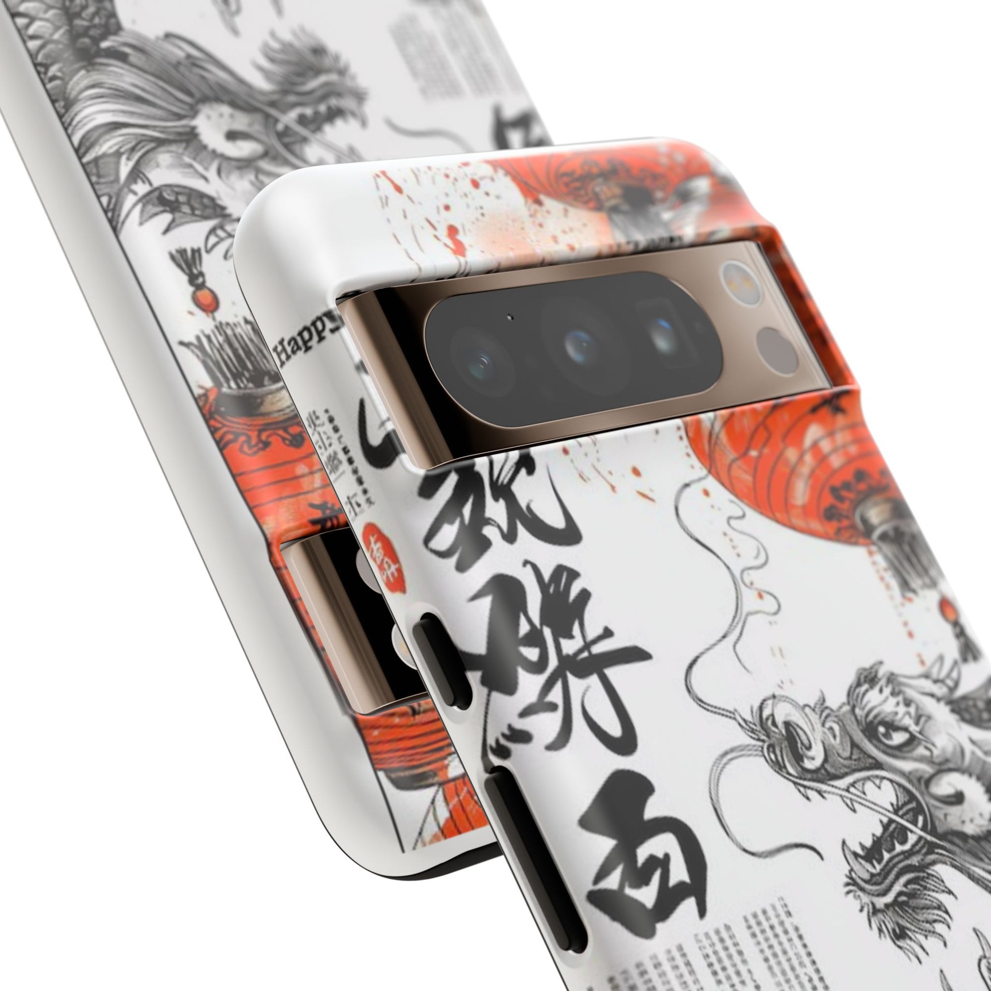 Dragon Design Phone Case, Tough Cases with Chinese Art for Unique Style, Gift for Art Lovers, Phone Protection, Trendy Accessories