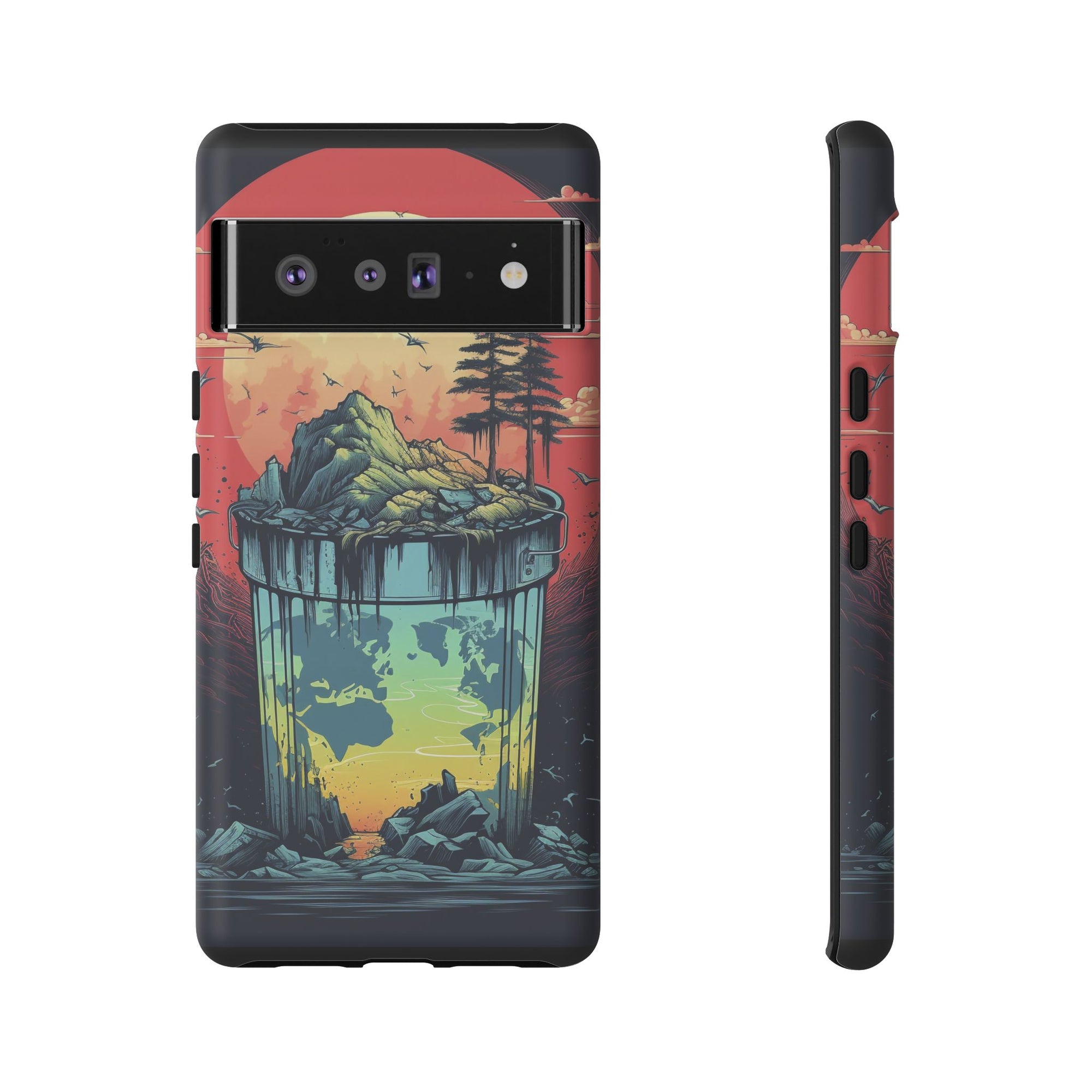 Vibrant Nature-Themed Phone Case, Tough Cases for Adventurers, Eco-Friendly, Trendy Phone Accessory, Great Gift for Nature Lovers
