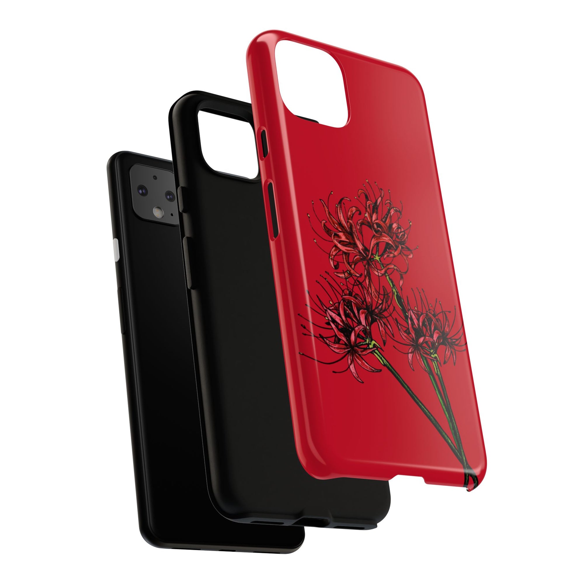 Floral Phone Case, Cute Durable Case for Plants Lovers, Stylish Tech Accessories, Gift for Her, Autumn Decor