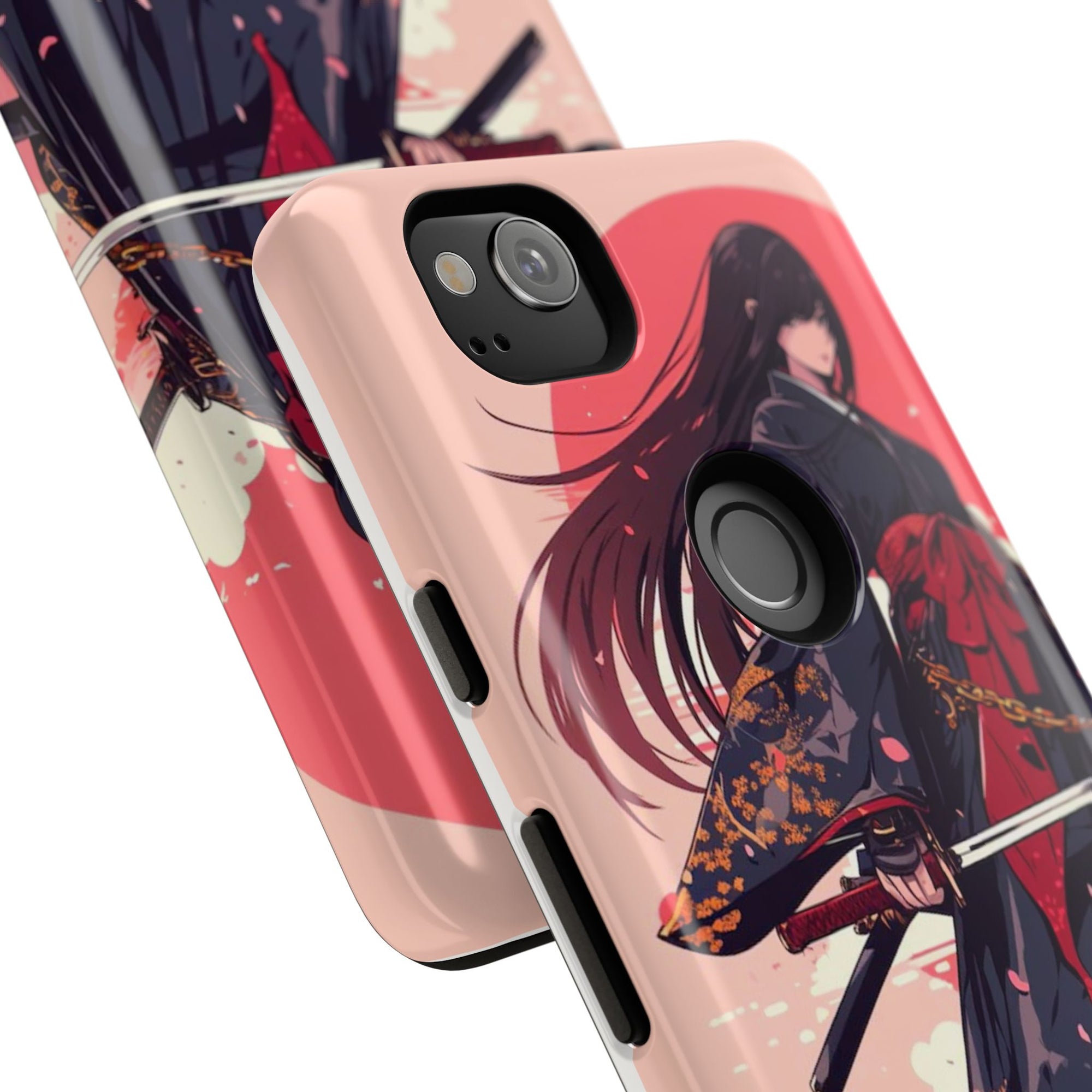 Stylish Phone Case with Warrior Design, Tough Phone Cover for Anime Lovers, Gift for Gamers, Cute Phone Accessories, Unique Tech Gifts