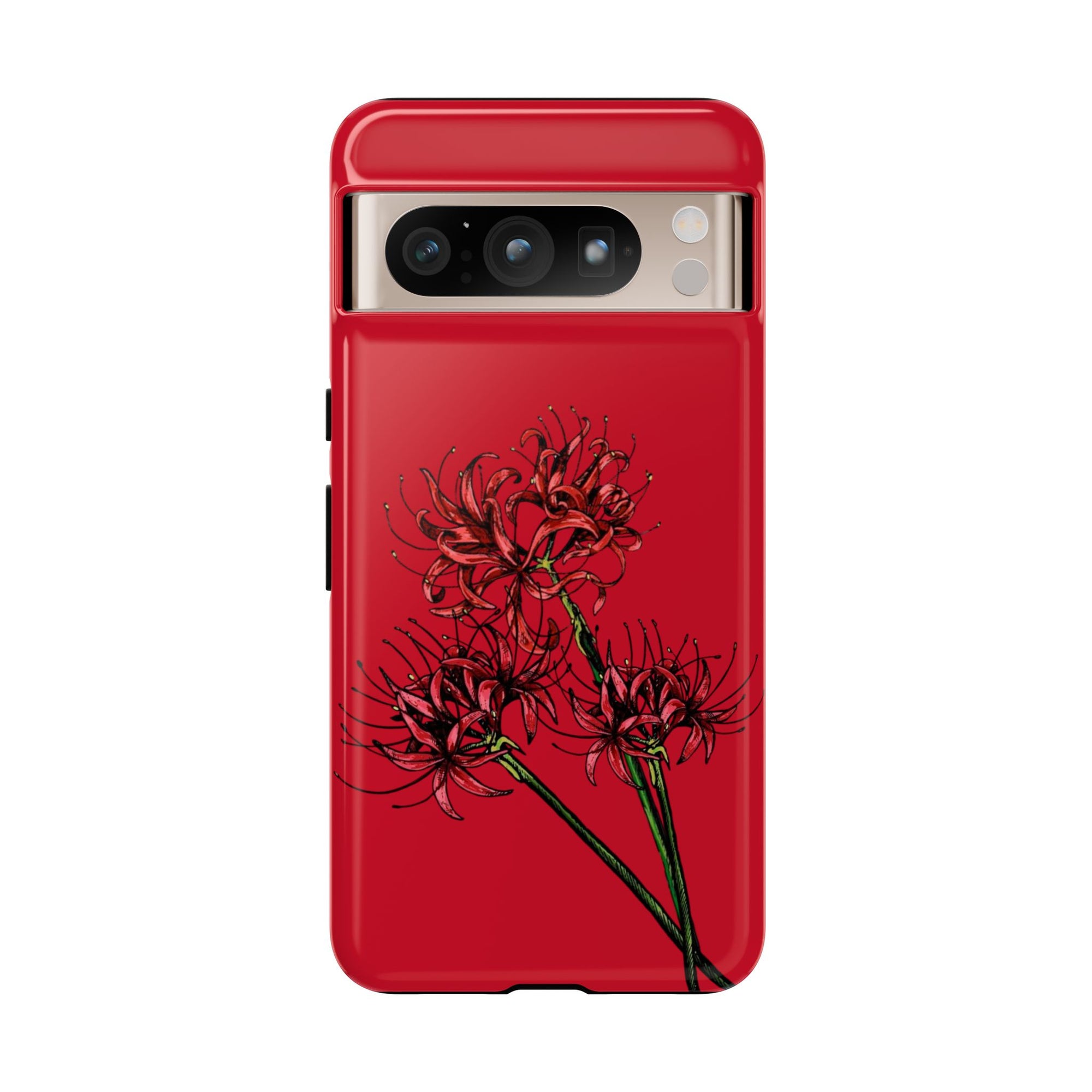 Floral Phone Case, Cute Durable Case for Plants Lovers, Stylish Tech Accessories, Gift for Her, Autumn Decor