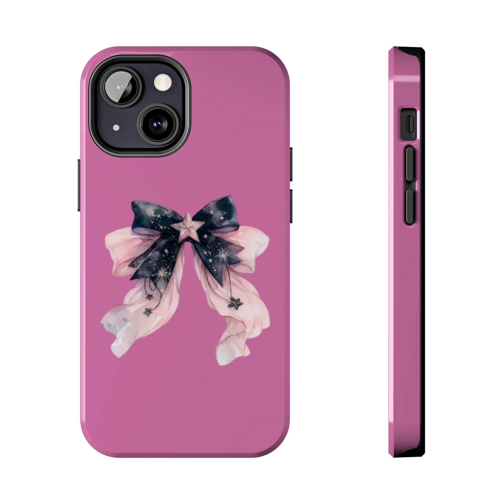 Pink Ribbon Tough Phone Cases, Galaxy Phone Covers, Chic Phone Protection, Ideal Gift for Her, Stylish Tech Accessories
