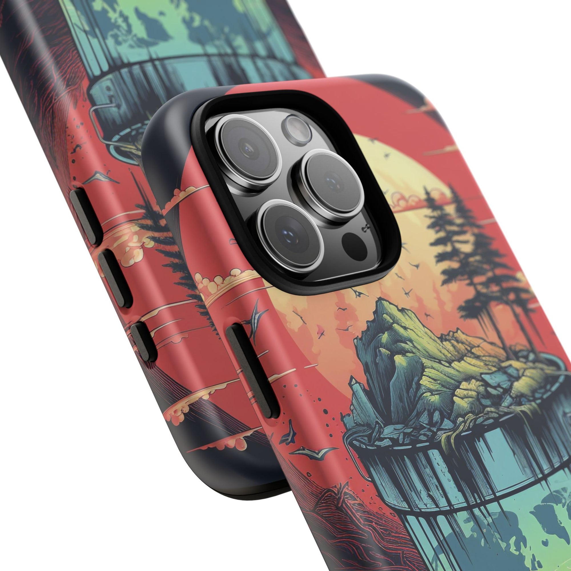 Vibrant Nature-Themed Phone Case, Tough Cases for Adventurers, Eco-Friendly, Trendy Phone Accessory, Great Gift for Nature Lovers