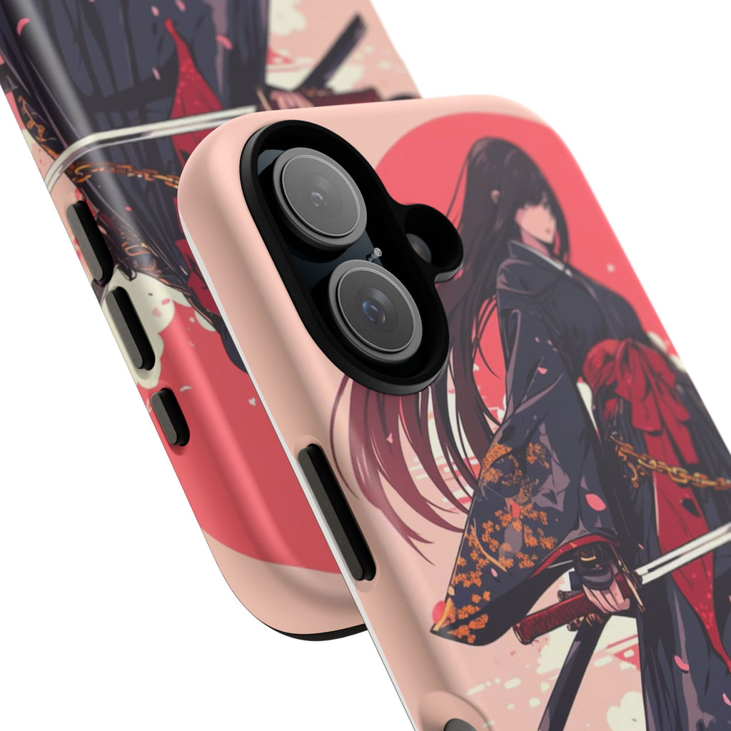 Stylish Phone Case with Warrior Design, Tough Phone Cover for Anime Lovers, Gift for Gamers, Cute Phone Accessories, Unique Tech Gifts