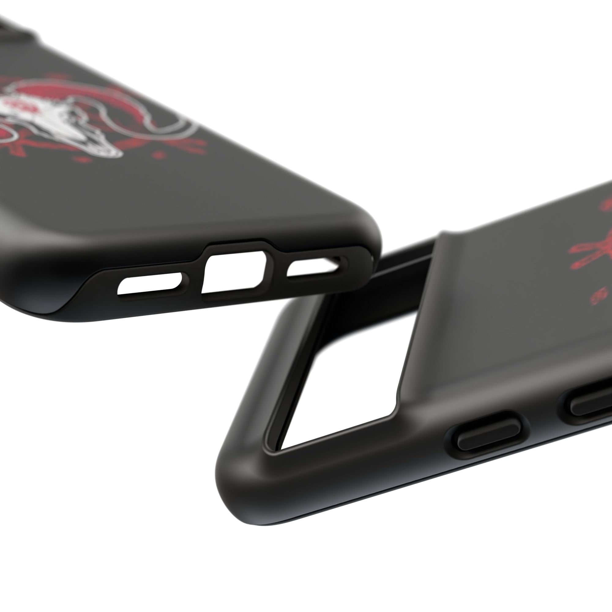 Tough Cases: Dark Aesthetic Phone Case, Gothic Phone Cover, Unique Gift for Him, Occult Design, Animal Skull Artwork, Halloween Decor