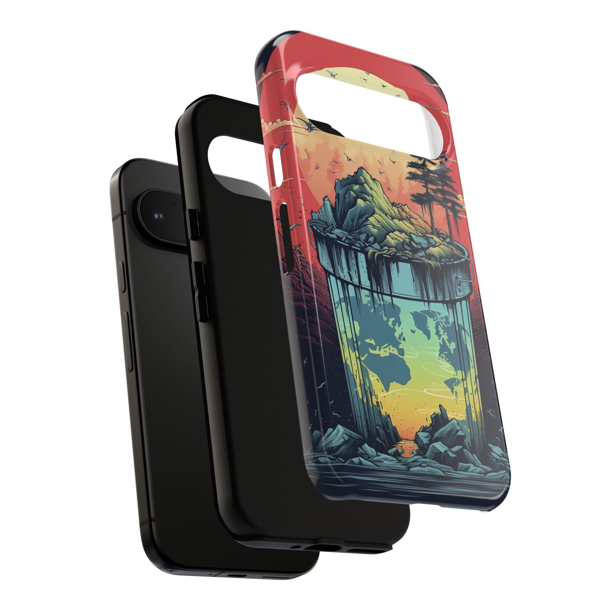 Vibrant Nature-Themed Phone Case, Tough Cases for Adventurers, Eco-Friendly, Trendy Phone Accessory, Great Gift for Nature Lovers