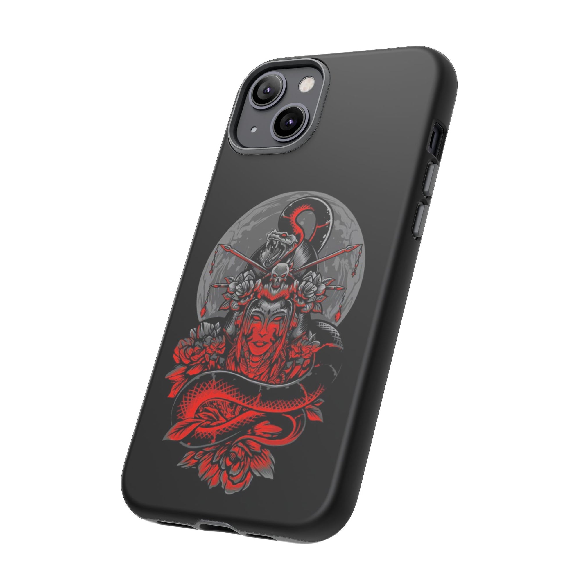 Tough Cases for iPhone, Dragon & Warrior Design, Durable Phone Protection, Perfect Gift for Tech Lovers, Unique Gifting