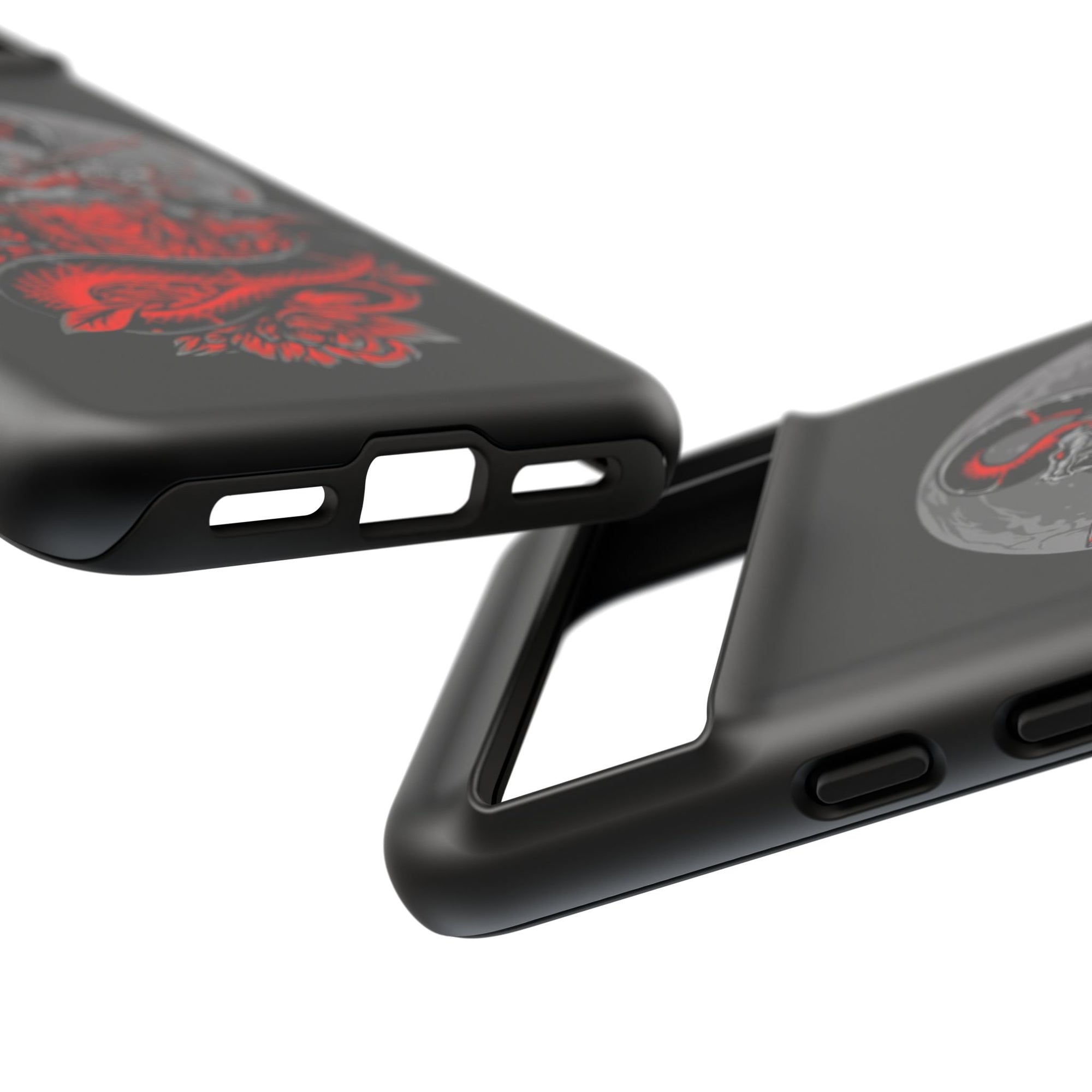 Tough Cases for iPhone, Dragon & Warrior Design, Durable Phone Protection, Perfect Gift for Tech Lovers, Unique Gifting
