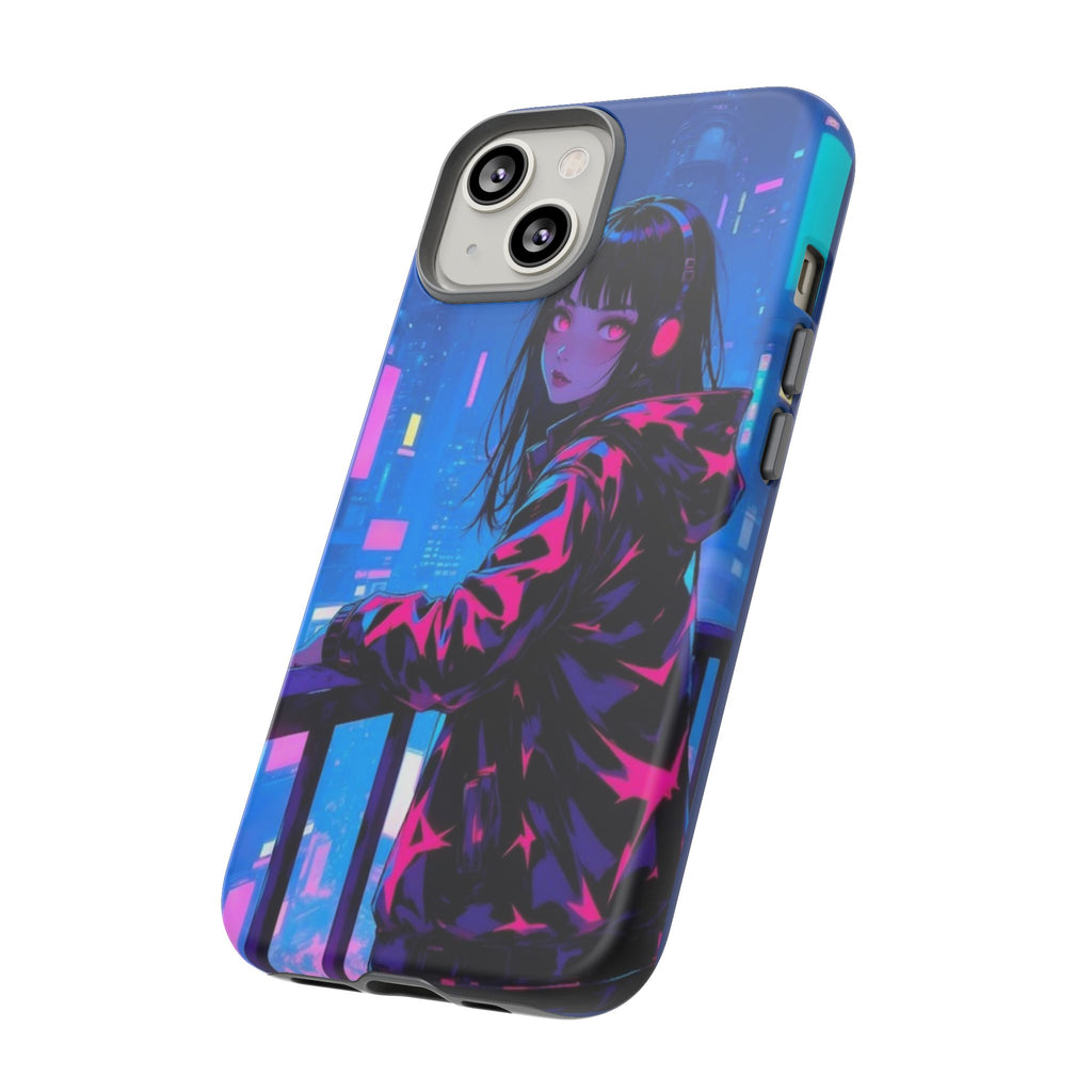 Futuristic Phone Case, Cyberpunk Aesthetic, Tough Phone Cover, Urban Style, Gift for Tech Lovers, Unique Phone Accessories, Streetwear [...]