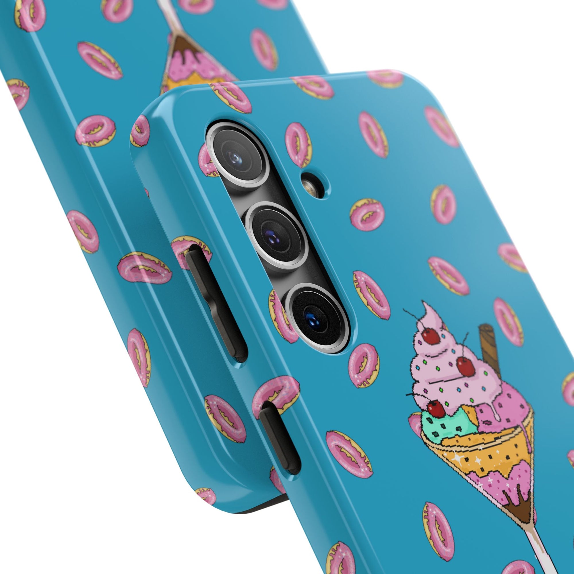 Cute Dessert Phone Cases, Fun iPhone Covers, Quirky Phone Accessories, Donut Lovers Gift, Ice Cream Phone Protector